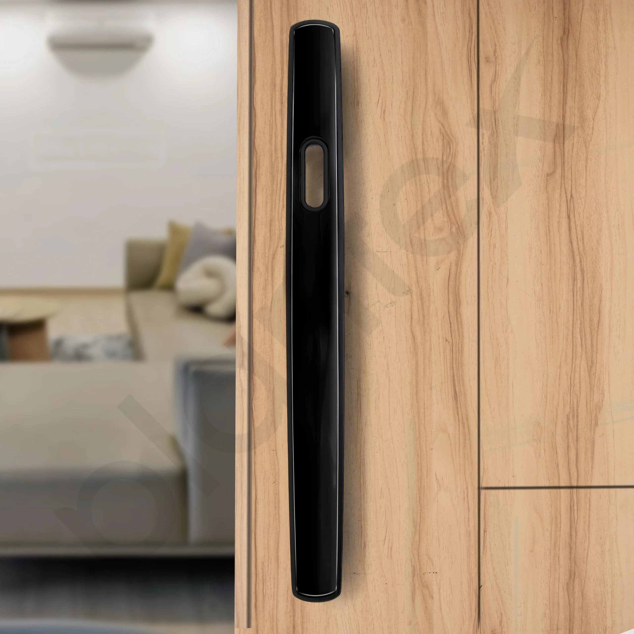 Plantex 14 Inch Main Door Handle for Wooden Doors - Pull-Push Handle Accessory - Pack of 1 (Black) - Image 6