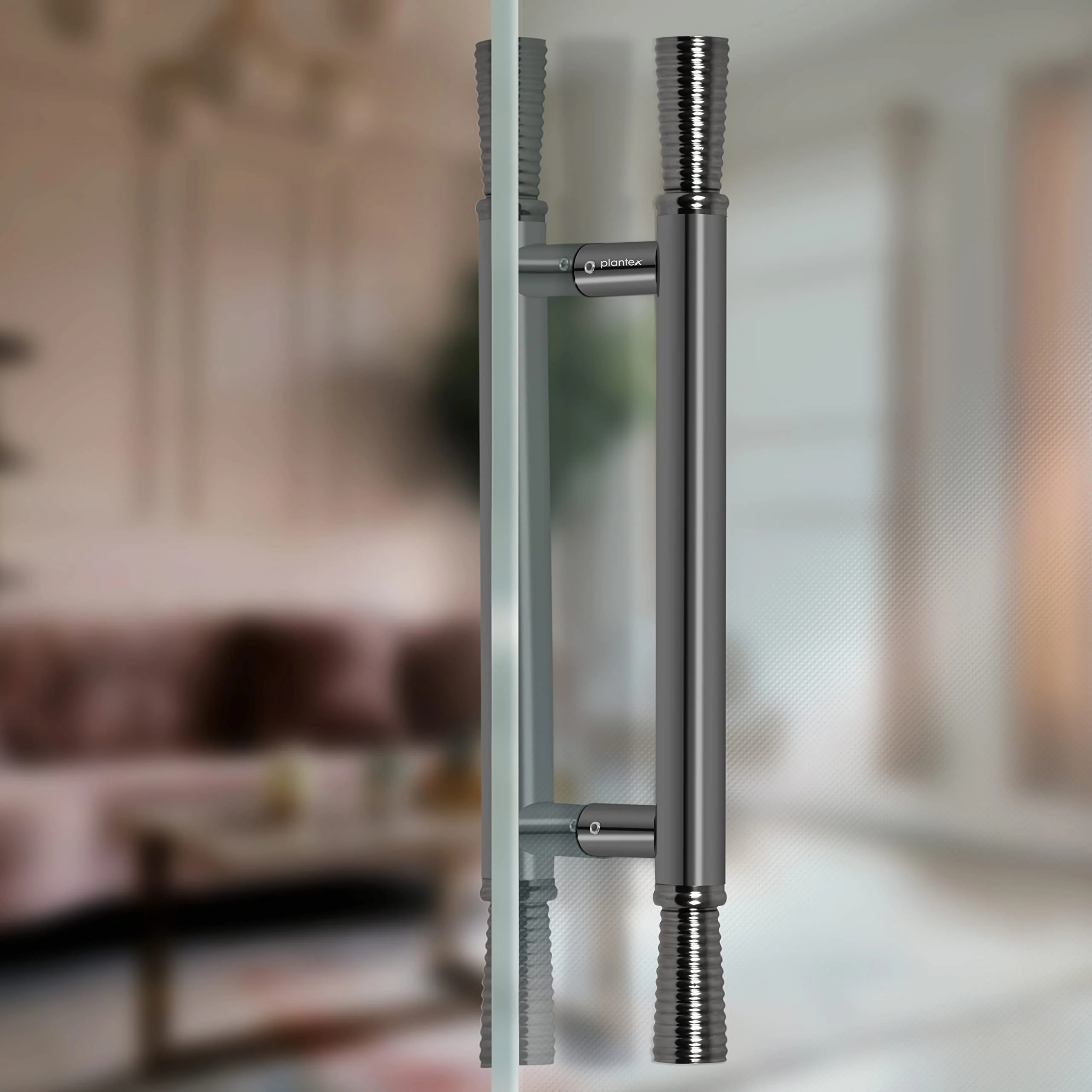 Plantex 14 Inch Main Door Handle/Pull -Push Handle for Main Door & Home Decor/3 Years Warranty Pack of 1 (122 - Grey Glossy) - Image 6