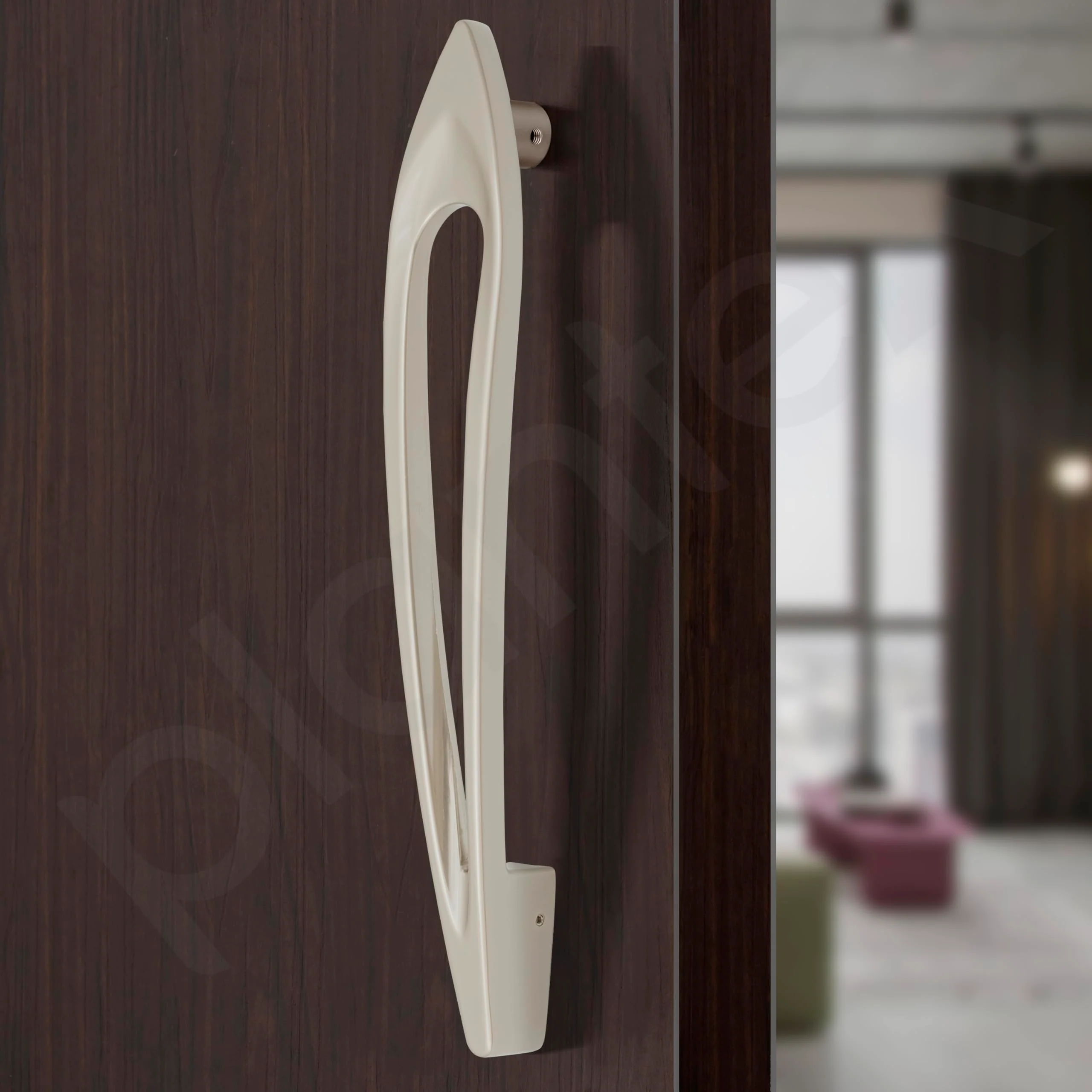 Plantex 15 Inch Main Door Handle for Wooden Doors - Pull-Push Handle Accessories (Pack of 1, Satin) - Image 5