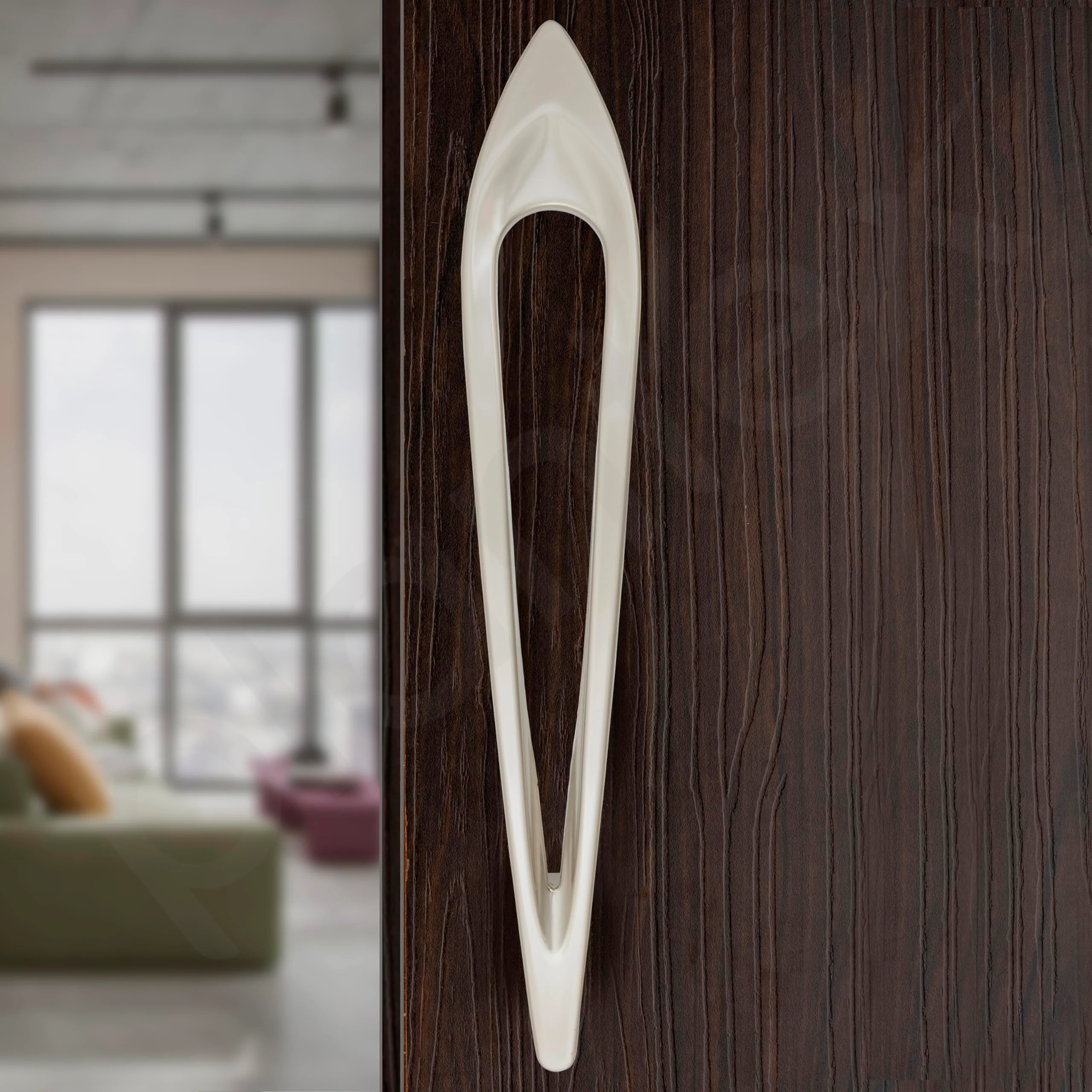 Plantex 15 Inch Main Door Handle for Wooden Doors - Pull-Push Handle Accessories (Pack of 1, Satin) - Image 7
