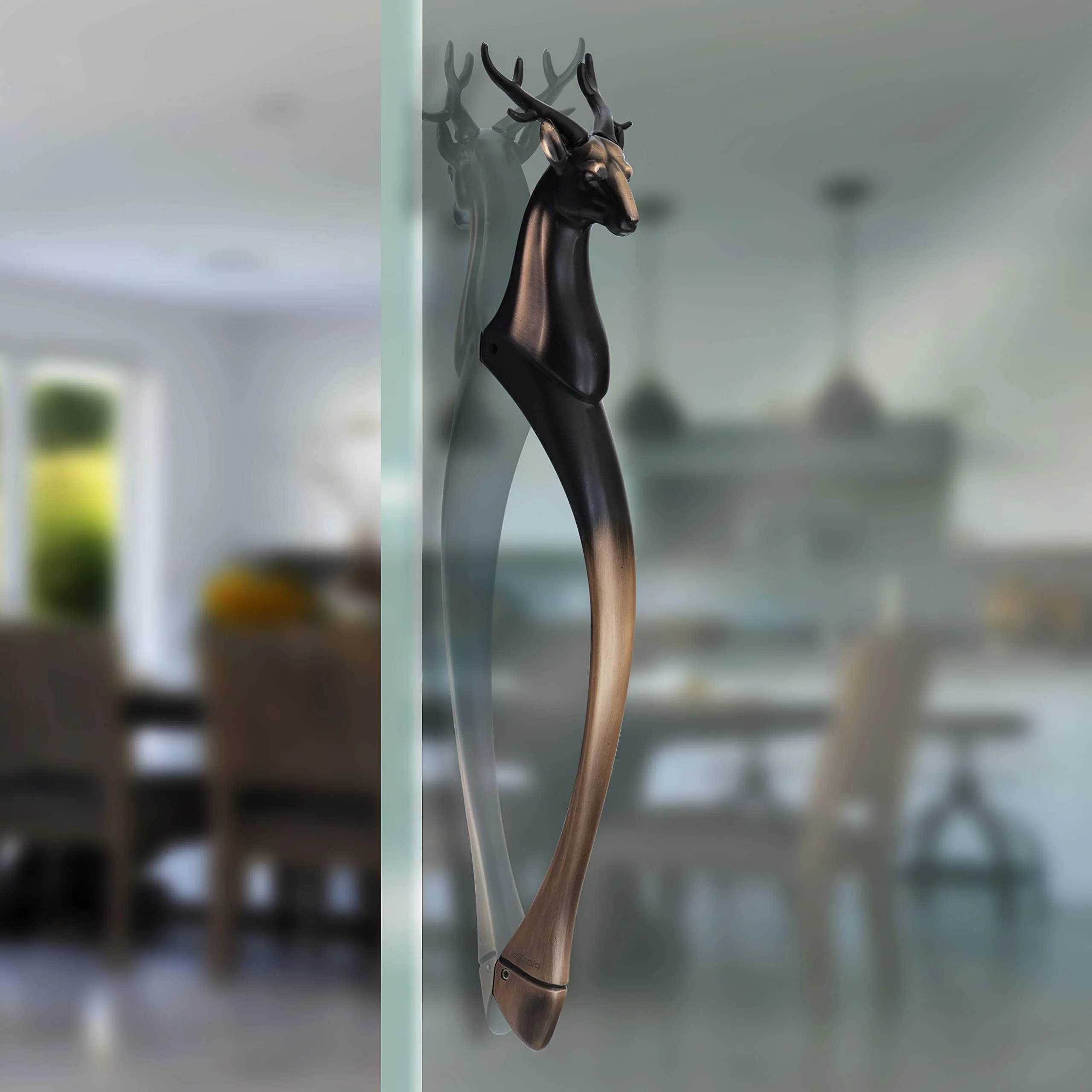 Plantex 16-inches Deer Shape Main Door Handle/Heavy Duty Door Handle & Home Decor - Pack of 1 (285-Copper Antique) - 3 Years Warranty - Image 7