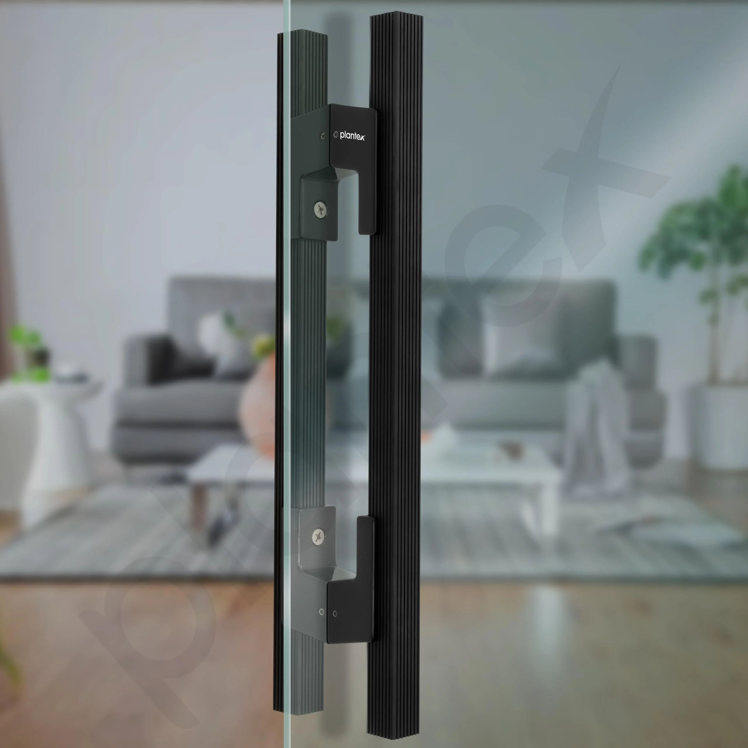 Plantex 17 Inch Main Door Handle for Wooden Doors - Pull-Push Handle Accessory (Pack of 1, Black) - Image 6