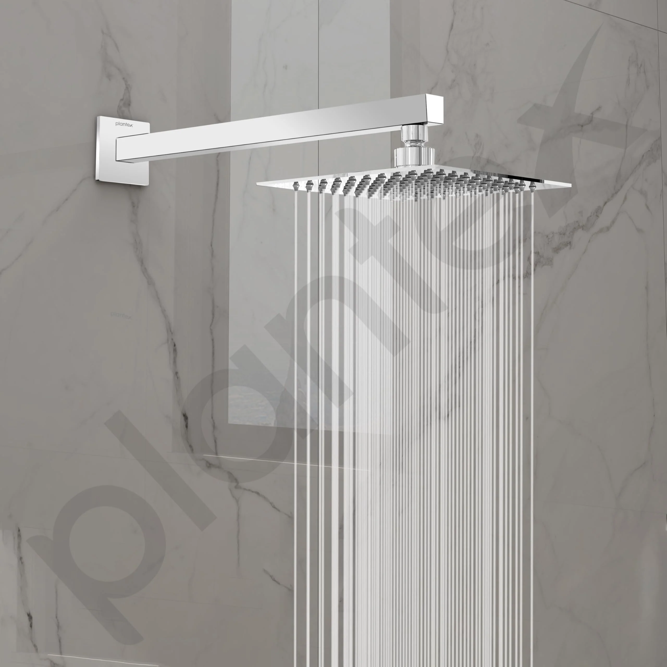 Plantex 18-Inch Shower Arm for Overhead Shower/Stainless Steel Shower Pipe/Wall Mount Bathroom Fitting with ½-Inch Thread - Pack of 1 (Chrome) - Image 7