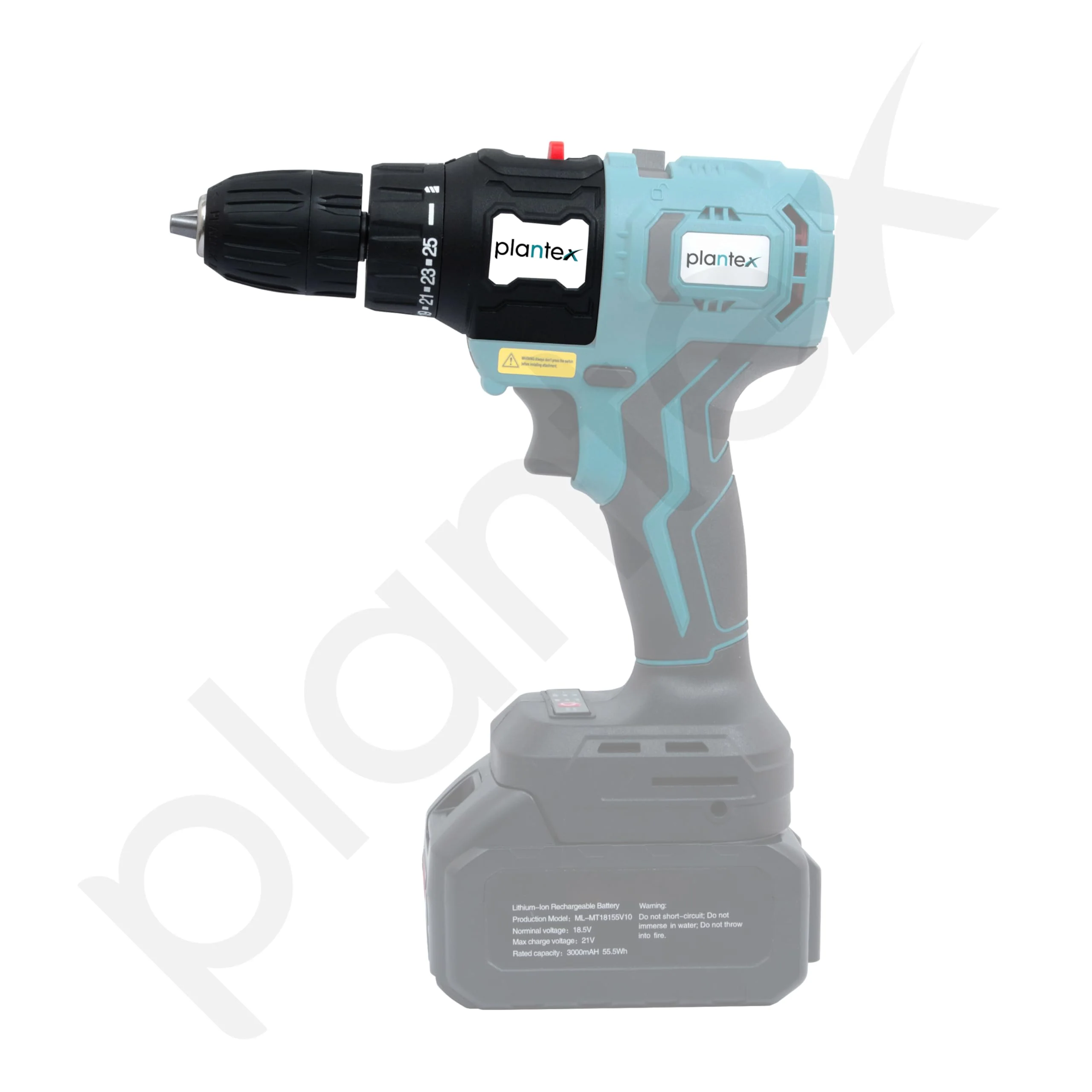 Plantex 2 Speed Electric Drill Machine/Screwdriver/10mm Drill Chuck/Torque 32Nm/Impact Frequency 0-21000ipm/Load Speed 0-400/1450r/min - Black (Mainframe, Battery & Charger Not Included) - Image 2