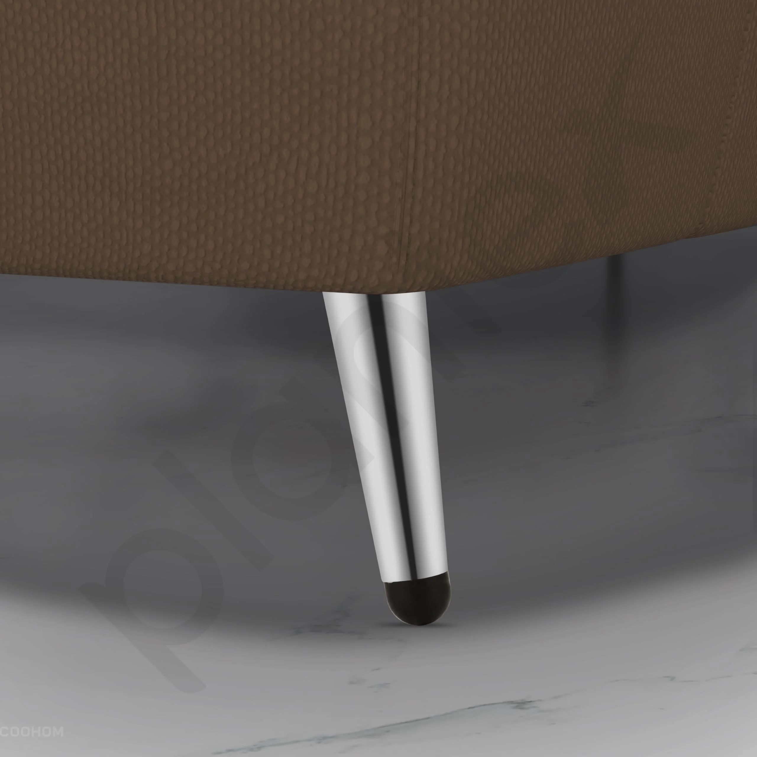 Plantex 4 Inch Sofa Legs for Bed Furniture/Sofa Legs for Table/Sofa Support Legs with Rubber Grip (Chrome Finish, 6 Pcs) - Image 6