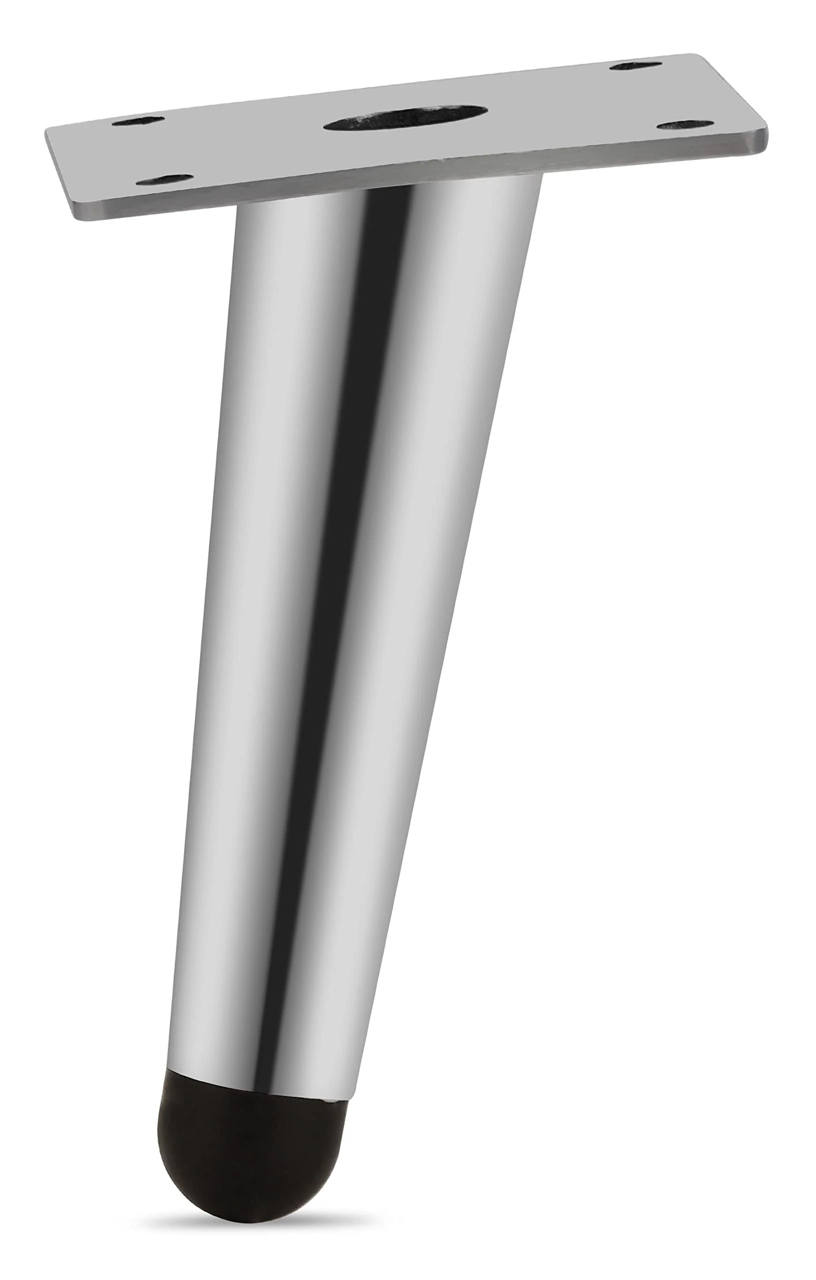 Plantex 4 Inch Sofa Legs for Bed Furniture/Sofa Legs for Table/Sofa Support Legs with Rubber Grip (Chrome Finish, 6 Pcs) - Image 7