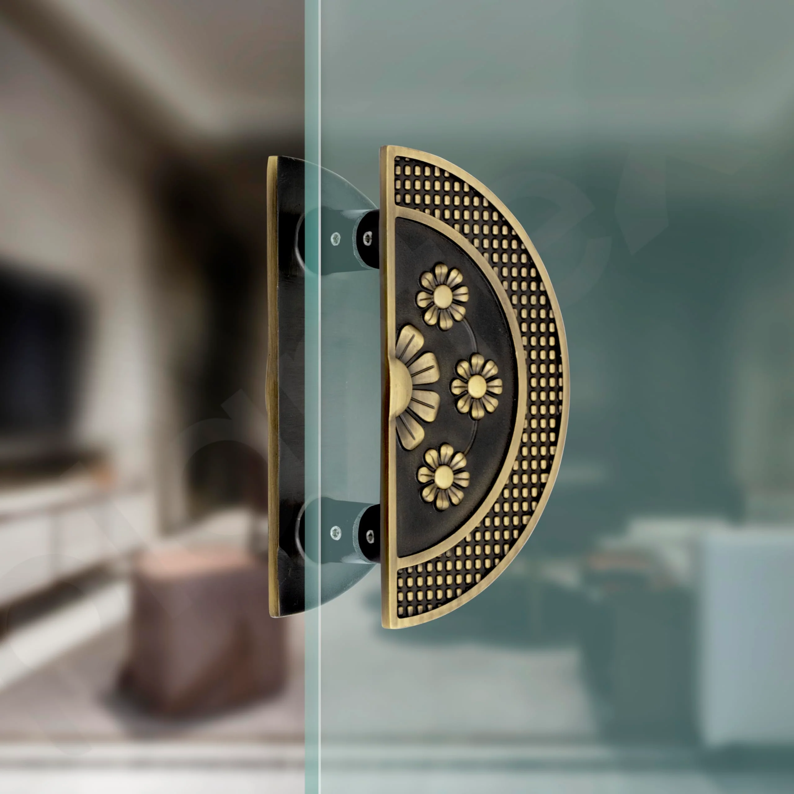 Plantex 6 Inch Main Door Handle/Aluminium Handle for Door/Pull-Push Antique Door Handle (Pack of 1, Brass Antique) - Image 7