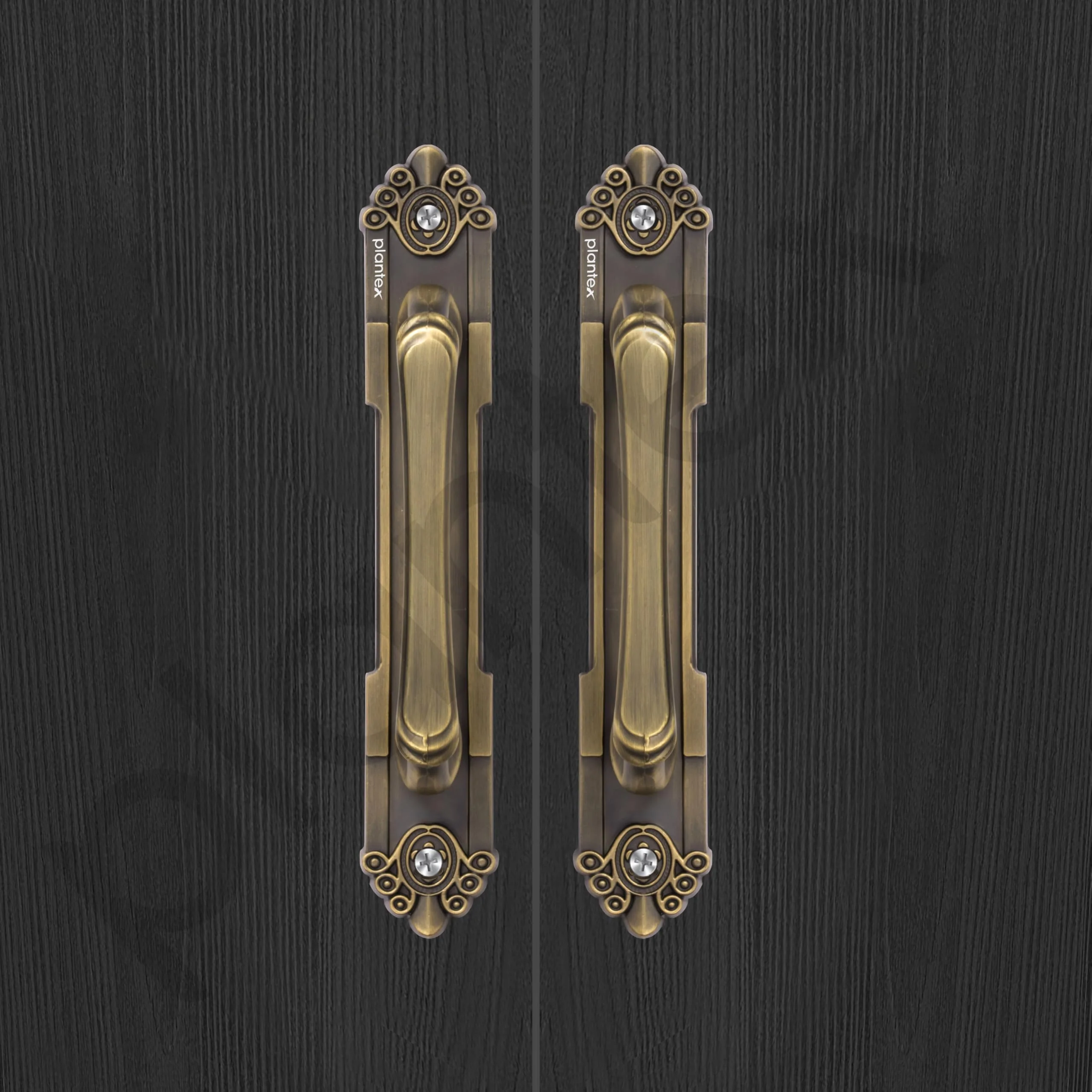 Plantex 8 Inch Heavy Duty Main Door Handle/Pull Push Handle for Main Door Home & Hotel /3 Years Warranty Pack of 2 (294, Brass Antique Finish) - Image 4