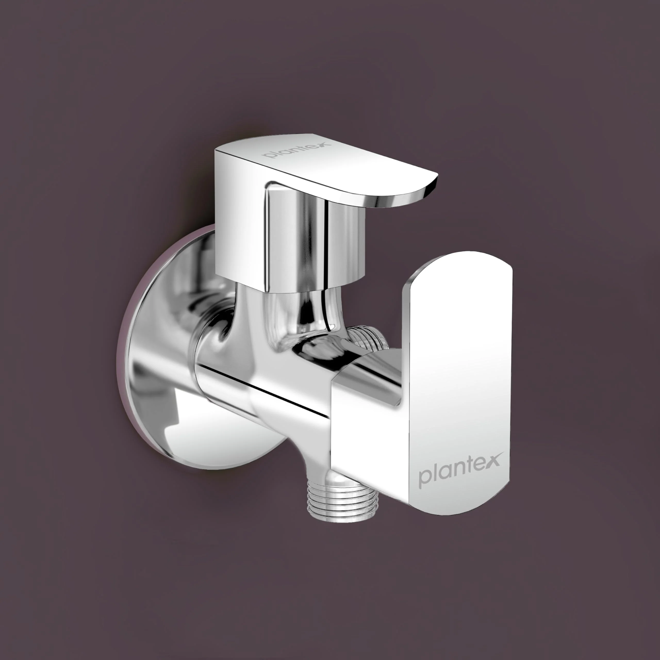 Plantex Angle Valve for Bathroom/2 Way Angle Valve with Teflon Tap/Two Way Angle Cocke(CRM-1286-Chrome) - Image 7