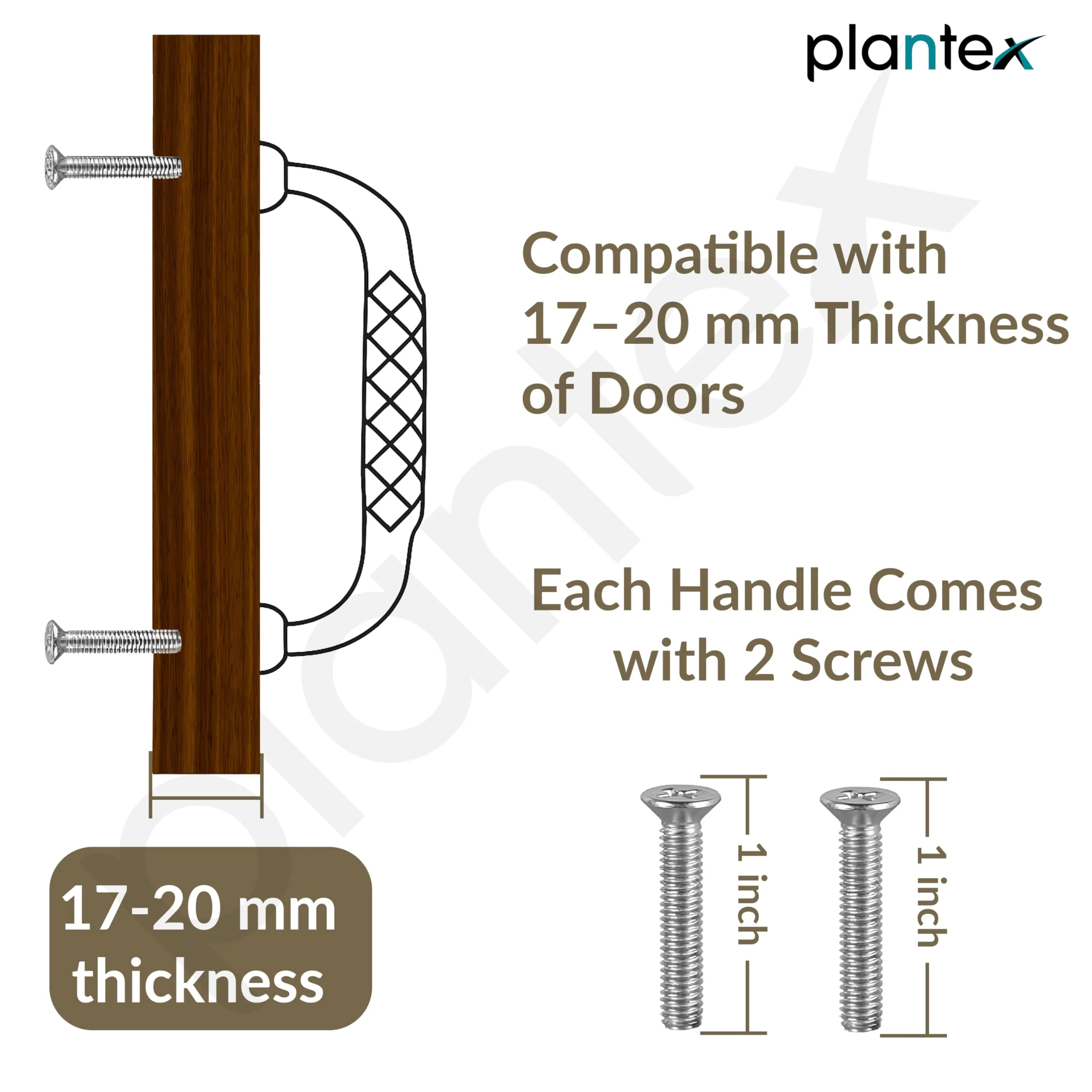 Plantex Cabinet Handle/160mm Handle for Cabinet/Wardrobe Handle/Door Pull-Push Handle for Home/Office - Pack of 1 (Brass Antique) - Image 5