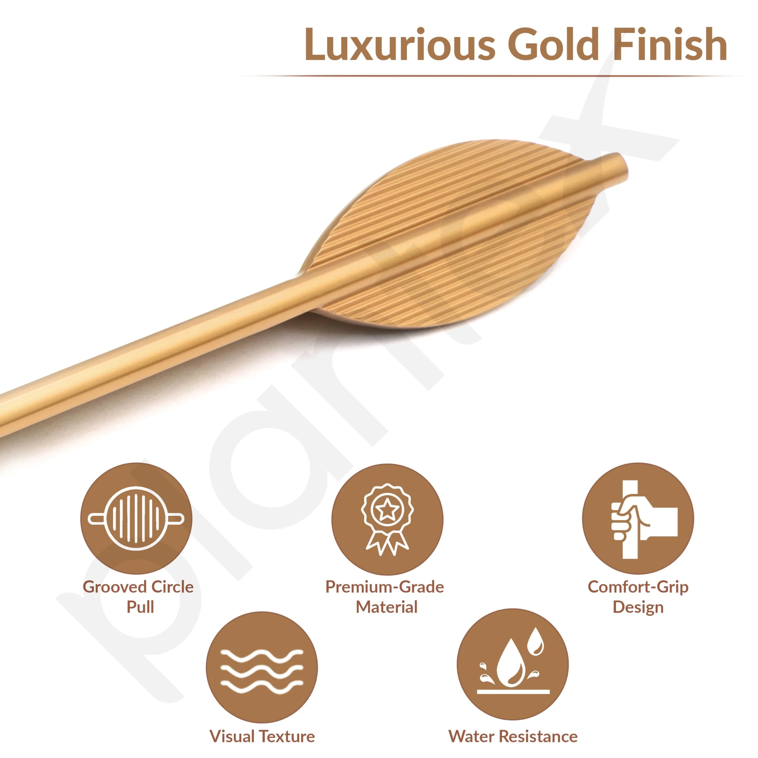 Plantex Cabinet Handle/288mm Handle for Cabinet/Door & Home Decore/Door Pull-Push Handle for Home/Office - Pack of 1 (Gold) - Image 2