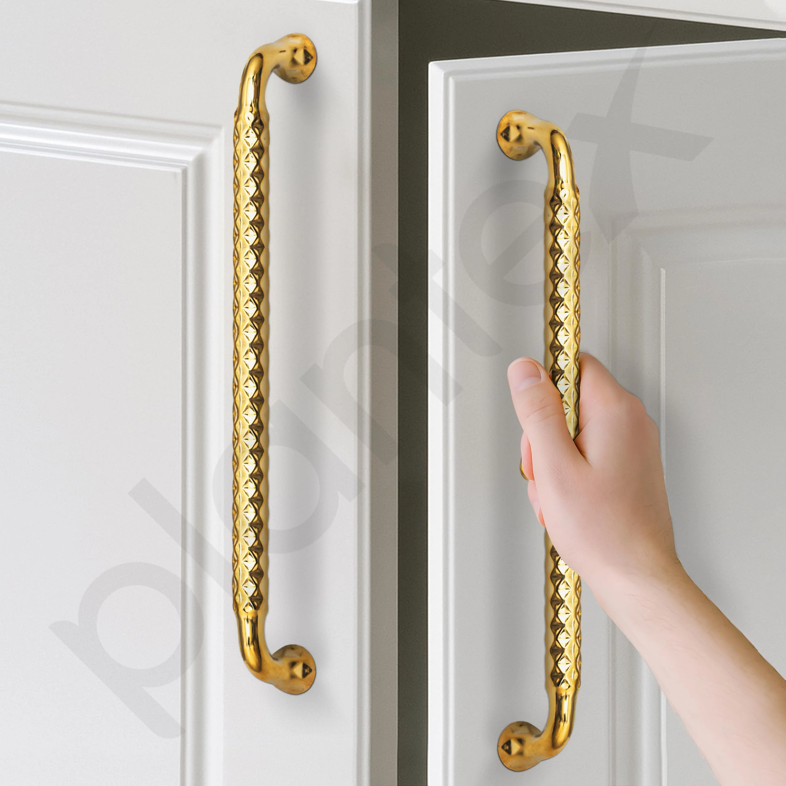 Plantex Cabinet Handle/288mm Handle for Cabinet/Door Pull-Push Handle for Home/Office - Pack of 1 (Gold) - Image 7