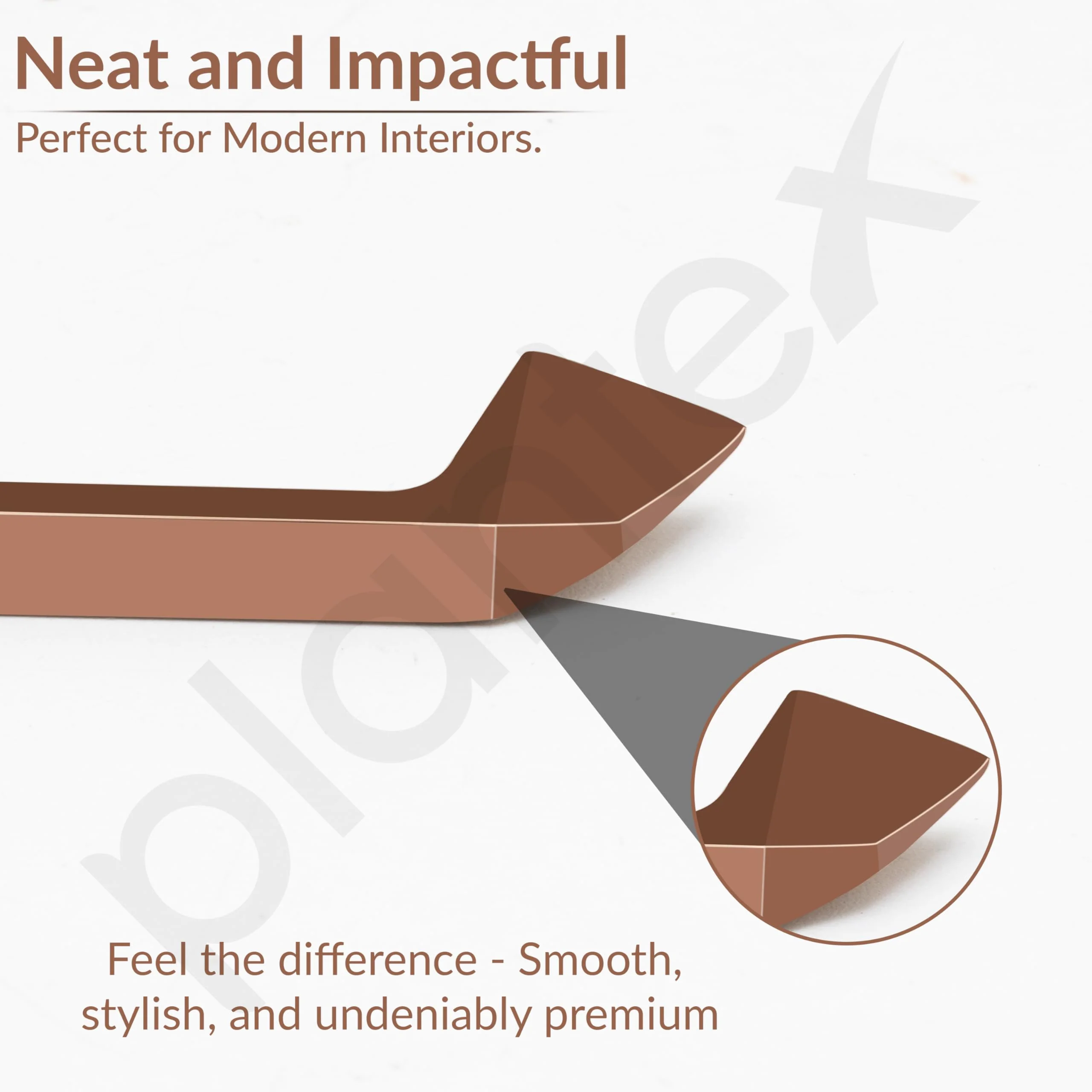 Plantex Cabinet Handle/288mm Handle for Cabinet/Door Pull-Push Handle for Home/Office - Pack of 1 (Rose Gold) - Image 4