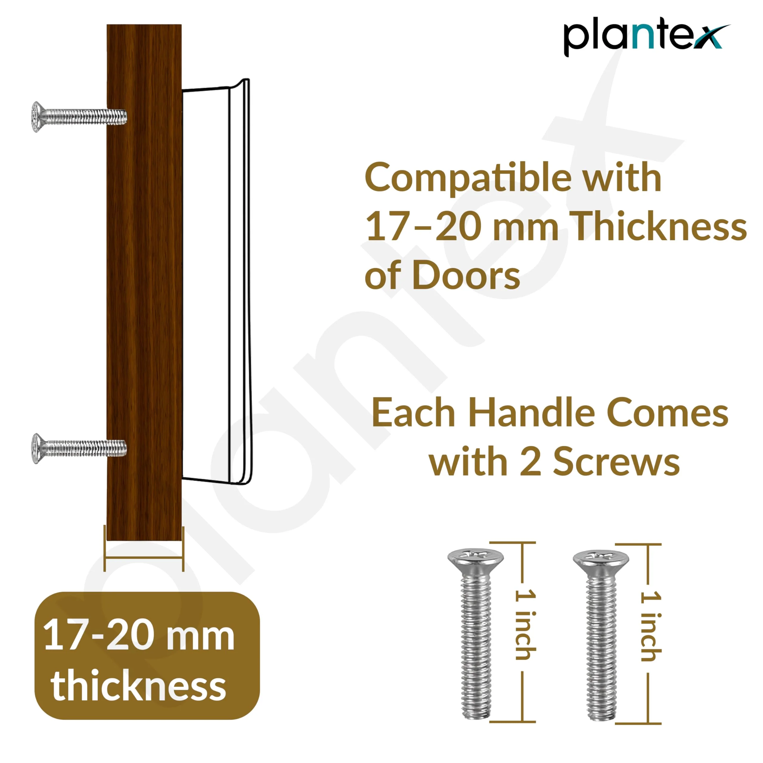 Plantex Cabinet Handle/600mm Handle for Cabinet/Drawer/Kitchen Handle/Door Pull-Push Handle for Home/Office - Pack of 1 (Gold) - Image 5