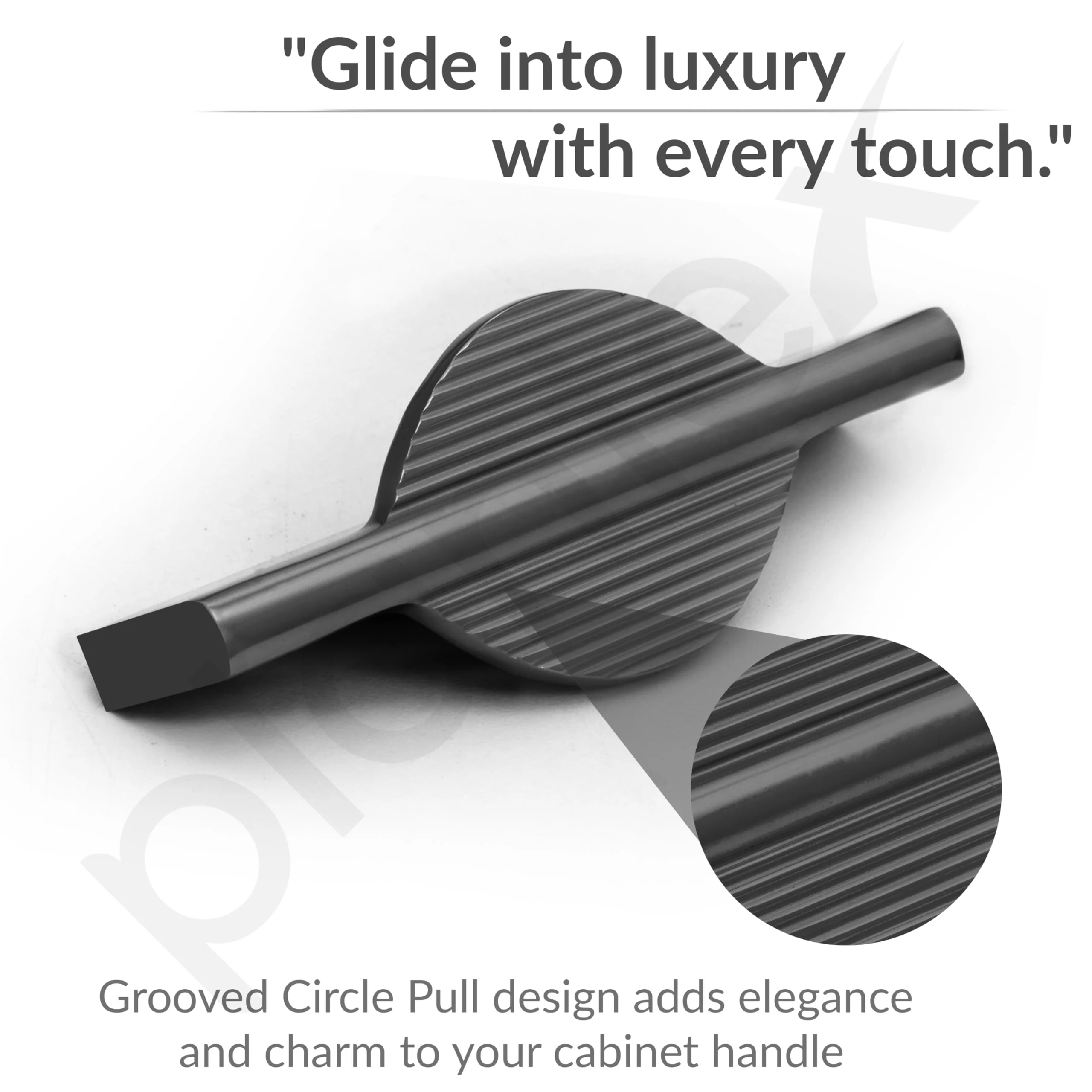 Plantex Cabinet Handle/96mm Handle for Cabinet/Wardrobe/Kitchen Handle/Door Pull-Push Handle for Home/Office - Pack of 1 (Black) - Image 4