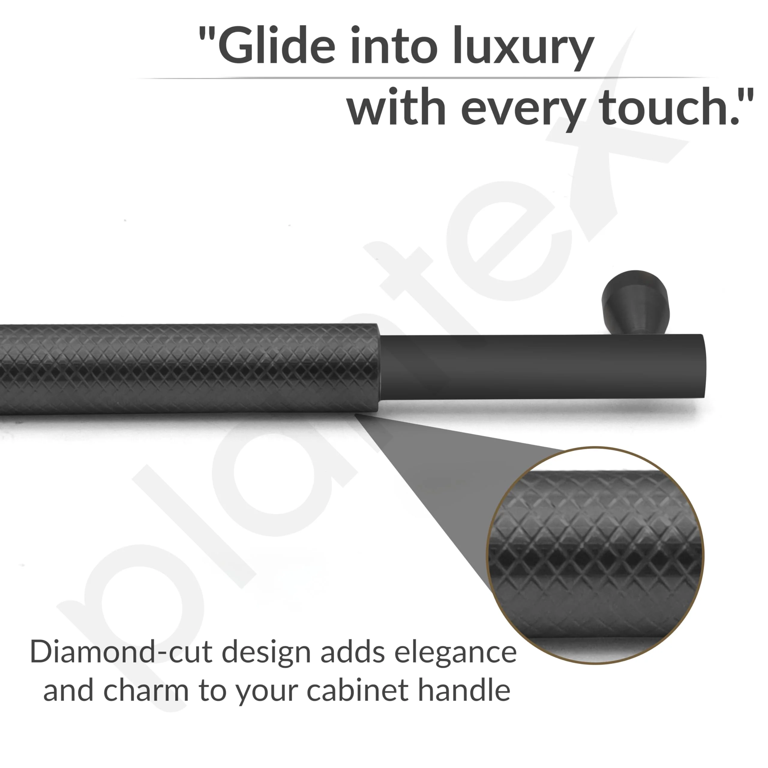 Plantex Cabinet Handle/96mm Handle for Cabinet/Wardrobe/Kitchen Handle/Door Pull-Push Handle for Home/Office - Pack of 1 (Black) - Image 4