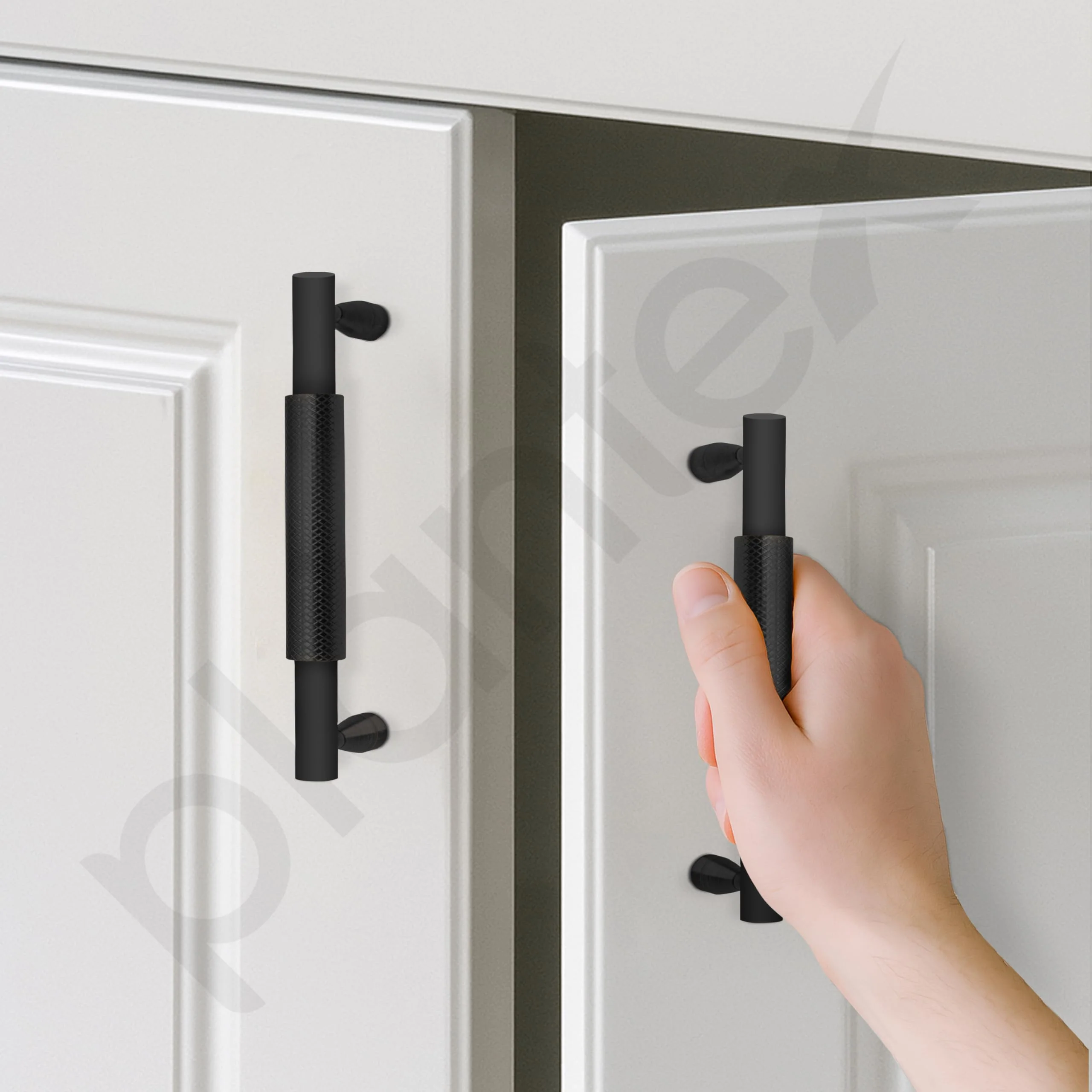 Plantex Cabinet Handle/96mm Handle for Cabinet/Wardrobe/Kitchen Handle/Door Pull-Push Handle for Home/Office - Pack of 1 (Black) - Image 7