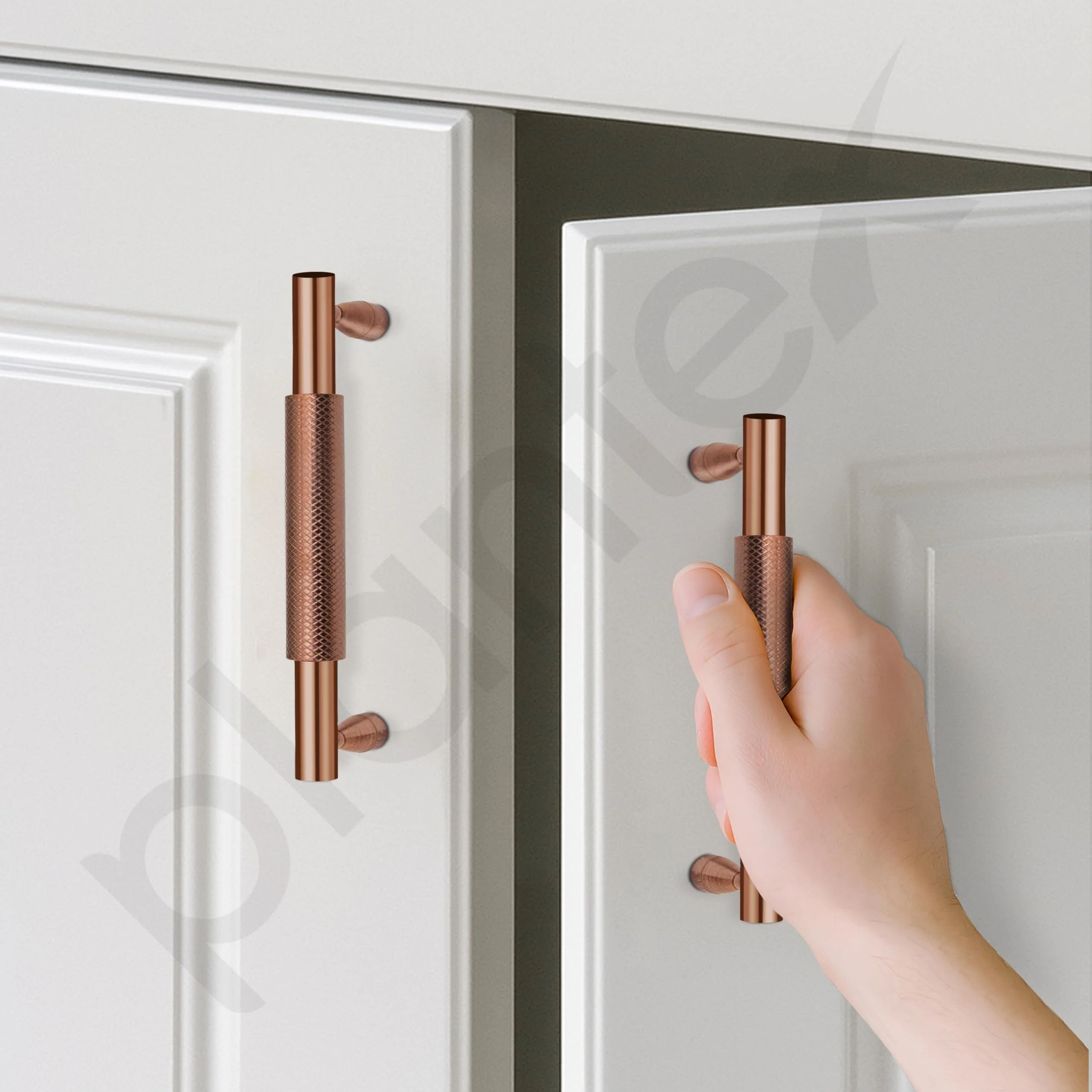 Plantex Cabinet Handle/96mm Handle for Cabinet/Wardrobe/Kitchen Handle/Door Pull-Push Handle for Home/Office - Pack of 1 (Rose Gold) - Image 7