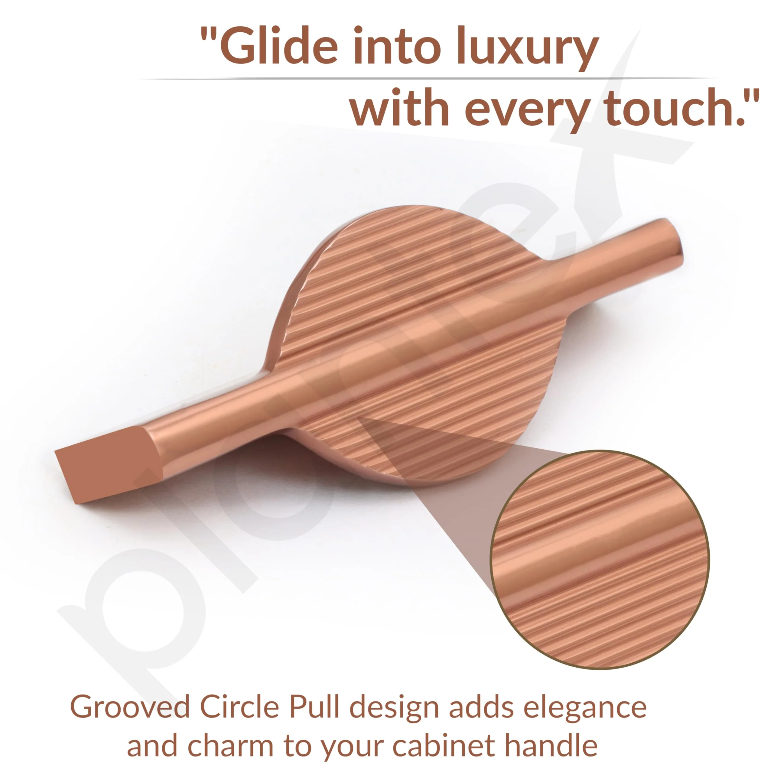 Plantex Cabinet Handle/96mm Handle for Cabinet/Wardrobe/Kitchen Handle/Door Pull-Push Handle for Home/Office - Pack of 1 (Rose Gold) - Image 4
