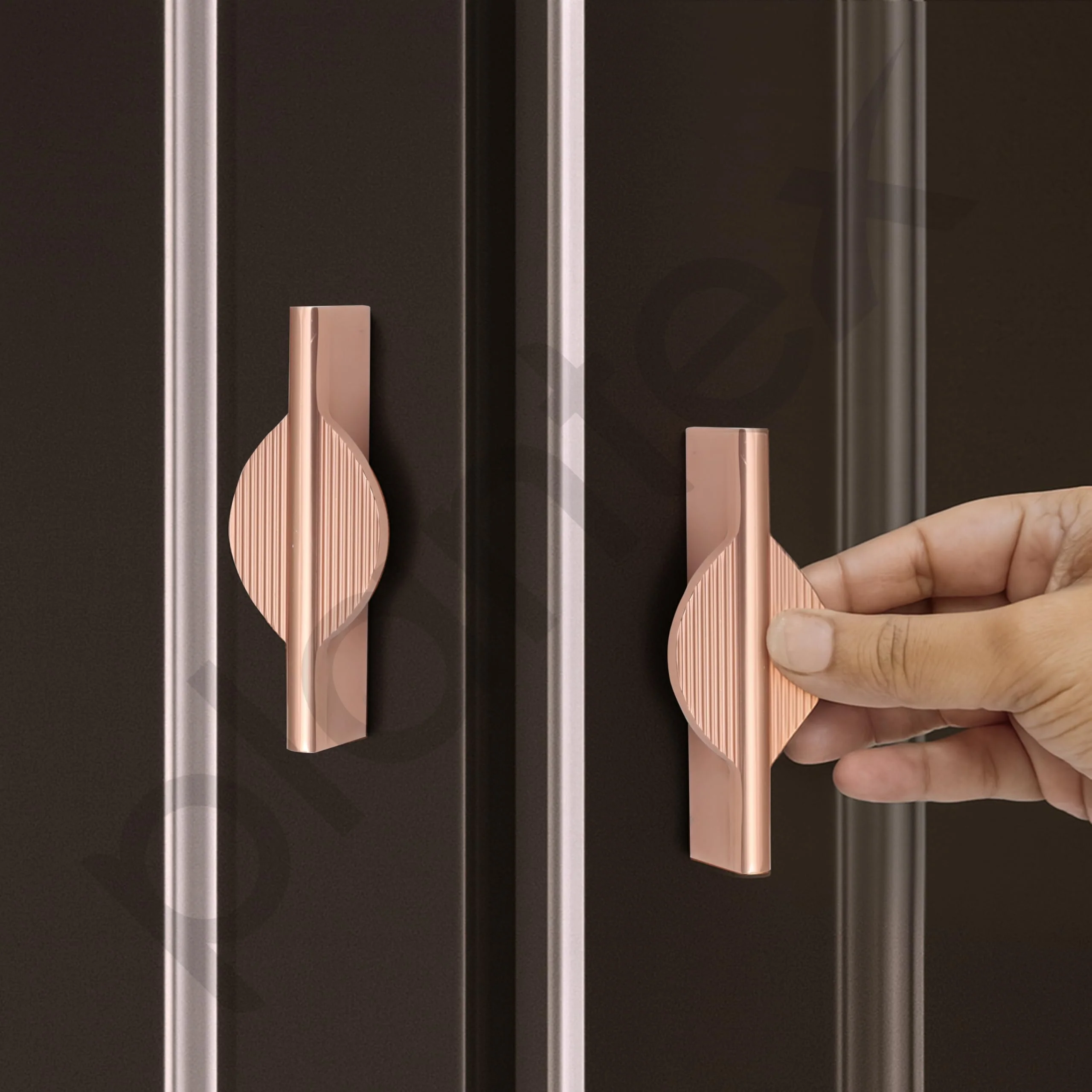 Plantex Cabinet Handle/96mm Handle for Cabinet/Wardrobe/Kitchen Handle/Door Pull-Push Handle for Home/Office - Pack of 1 (Rose Gold) - Image 7