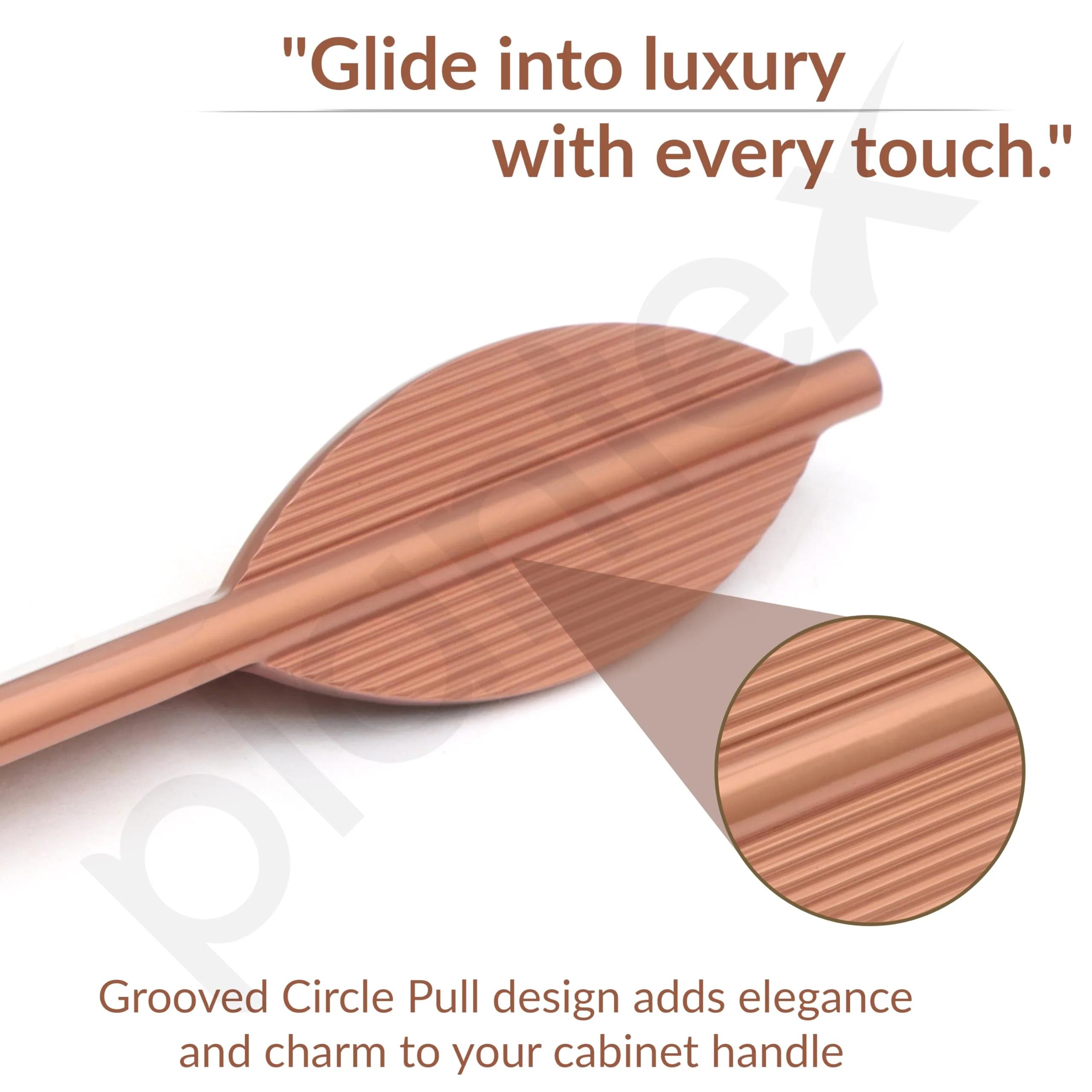 Plantex Cabinet Handle/Kitchen Cabinet Door Handle/Wardrobe/288 mm Cupboard Handle/Door Pull-Push Handle for Home/Office - Pack of 2 (Rose Gold) - Image 4
