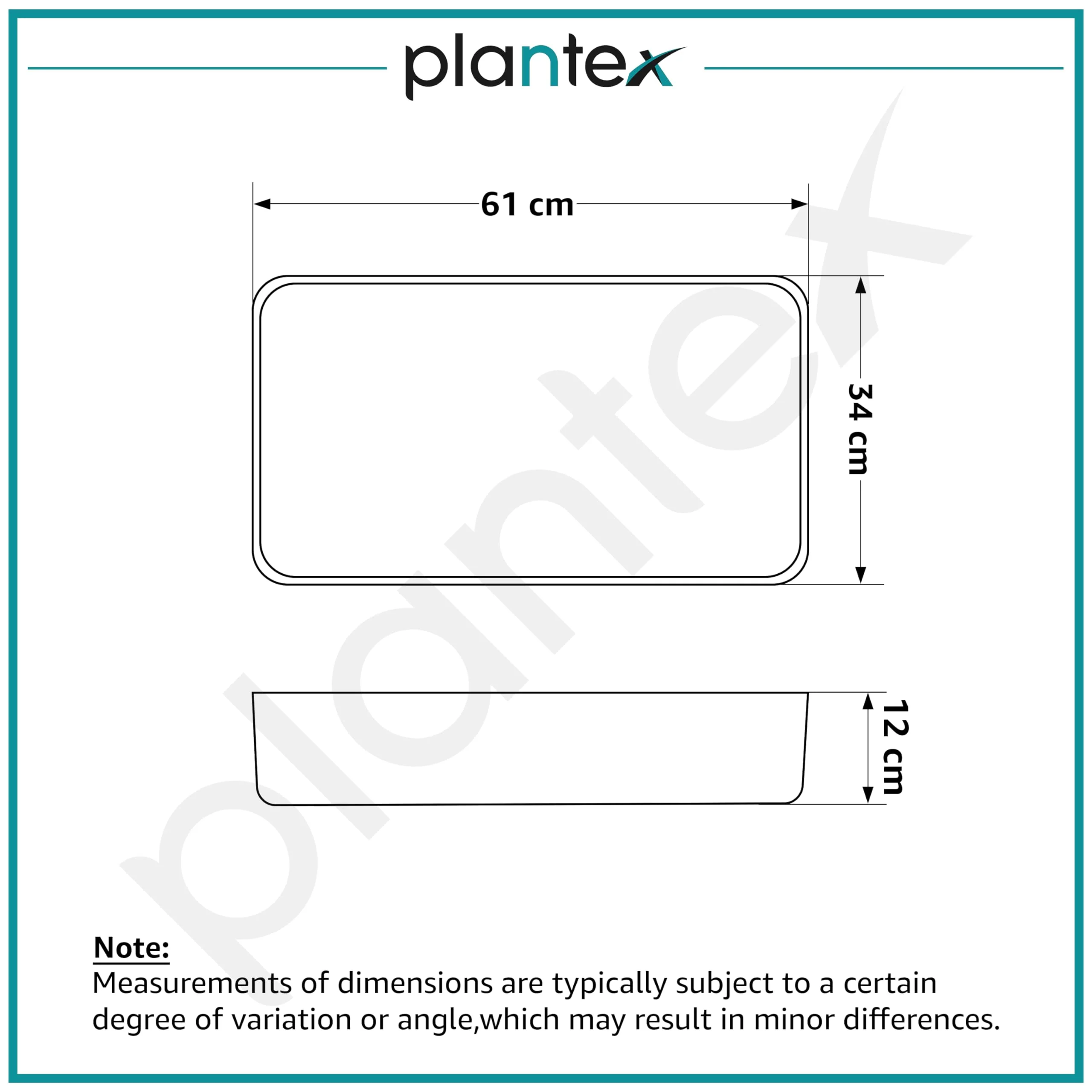 Plantex Ceramic Wash Basin for Bathroom/Tabletop WashBasin/WashBasin/Basin for Bathroom/Restaurant, Hotel (Marble Finish, 24 x 13 x 5 Inch) - Image 2