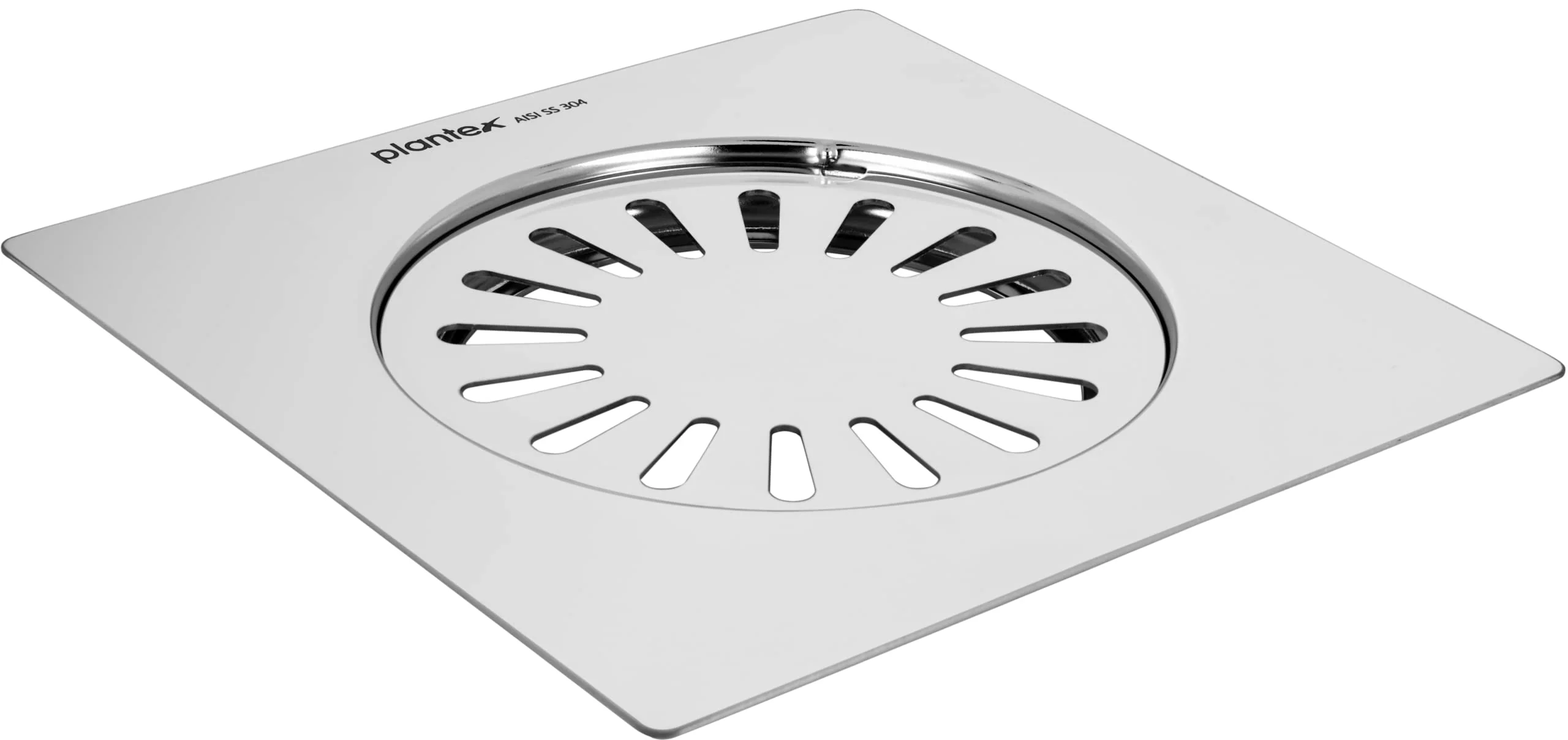 Plantex Classic 304 Grade Stainless Steel Floor Drain/Bathroom Drain Cover/Jali for Bathroom Drain- (6x6 inches) - Chrome - Image 5