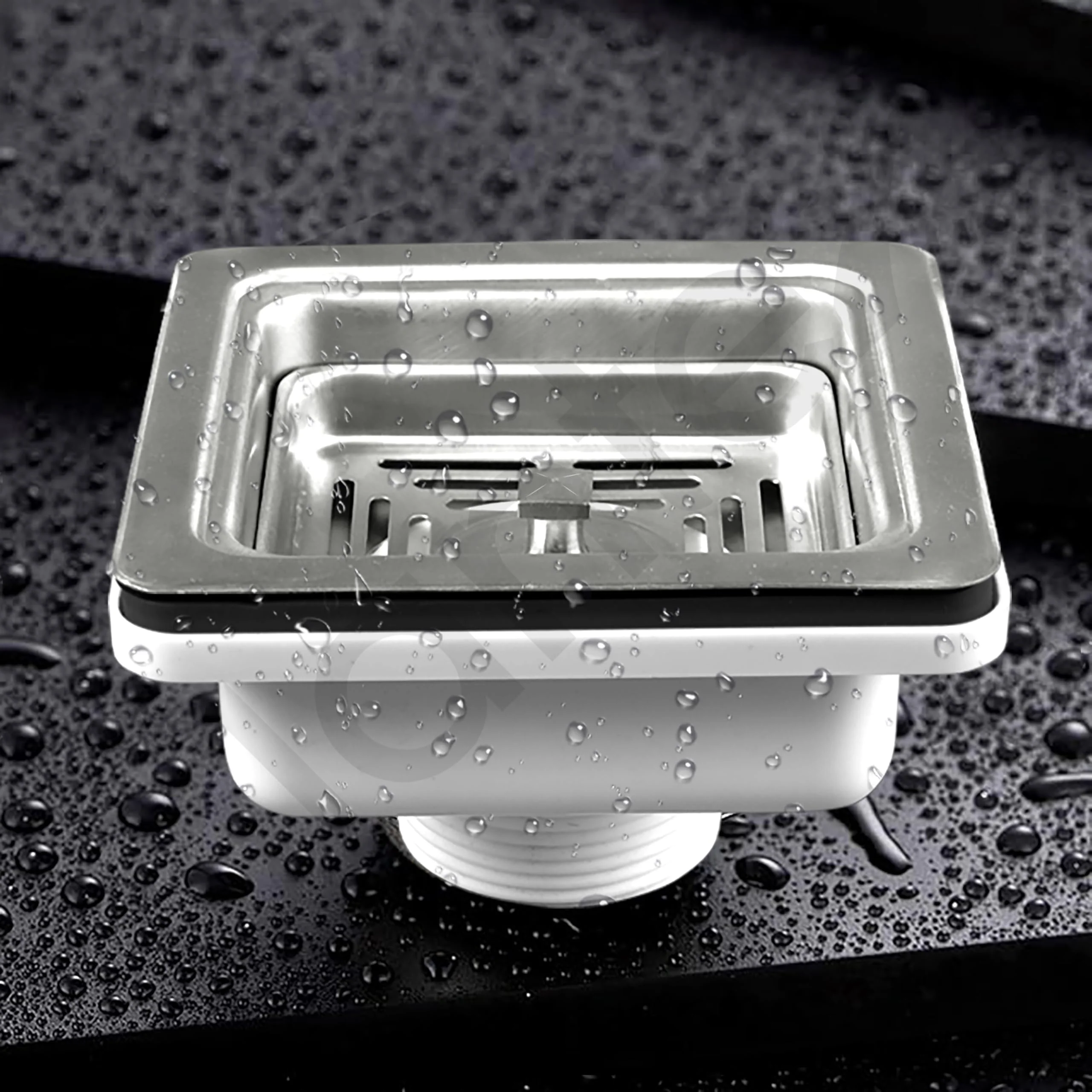 Plantex Coupling for Kitchen Sink/Stainless Steel Waste Coupling/Square Shape Coupling - Pack of 1 (Matt Finish) - Image 7