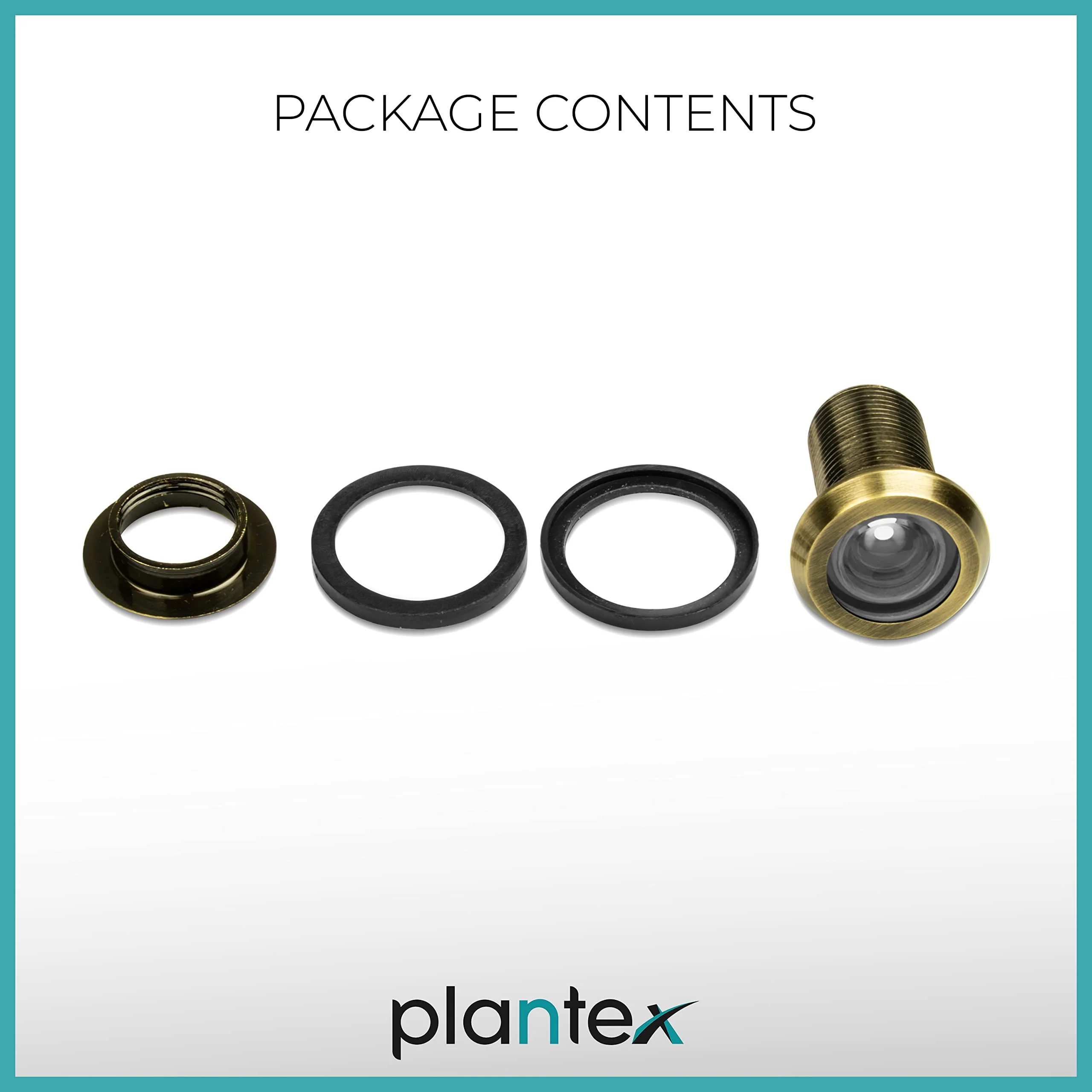 Plantex Door Eye/Eye Hole for Main Door/Door Eye Viewer/Eye Viewer for Safe Secure Home/Office/Hotel - (Antique) - Image 5