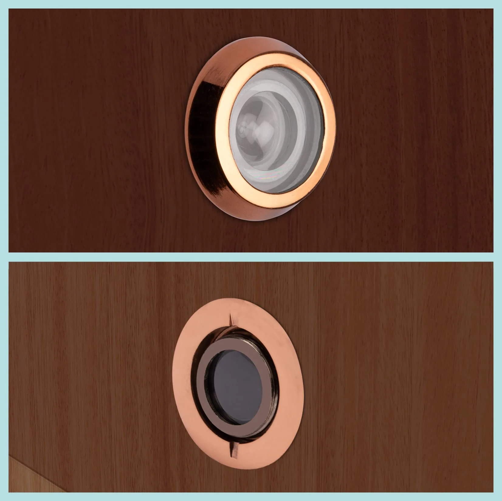 Plantex Door Eye/Eye Hole for Main Door/Door Eye Viewer/Eye Viewer for Safe Secure Home/Office/Hotel - (Rose Gold) - Image 3