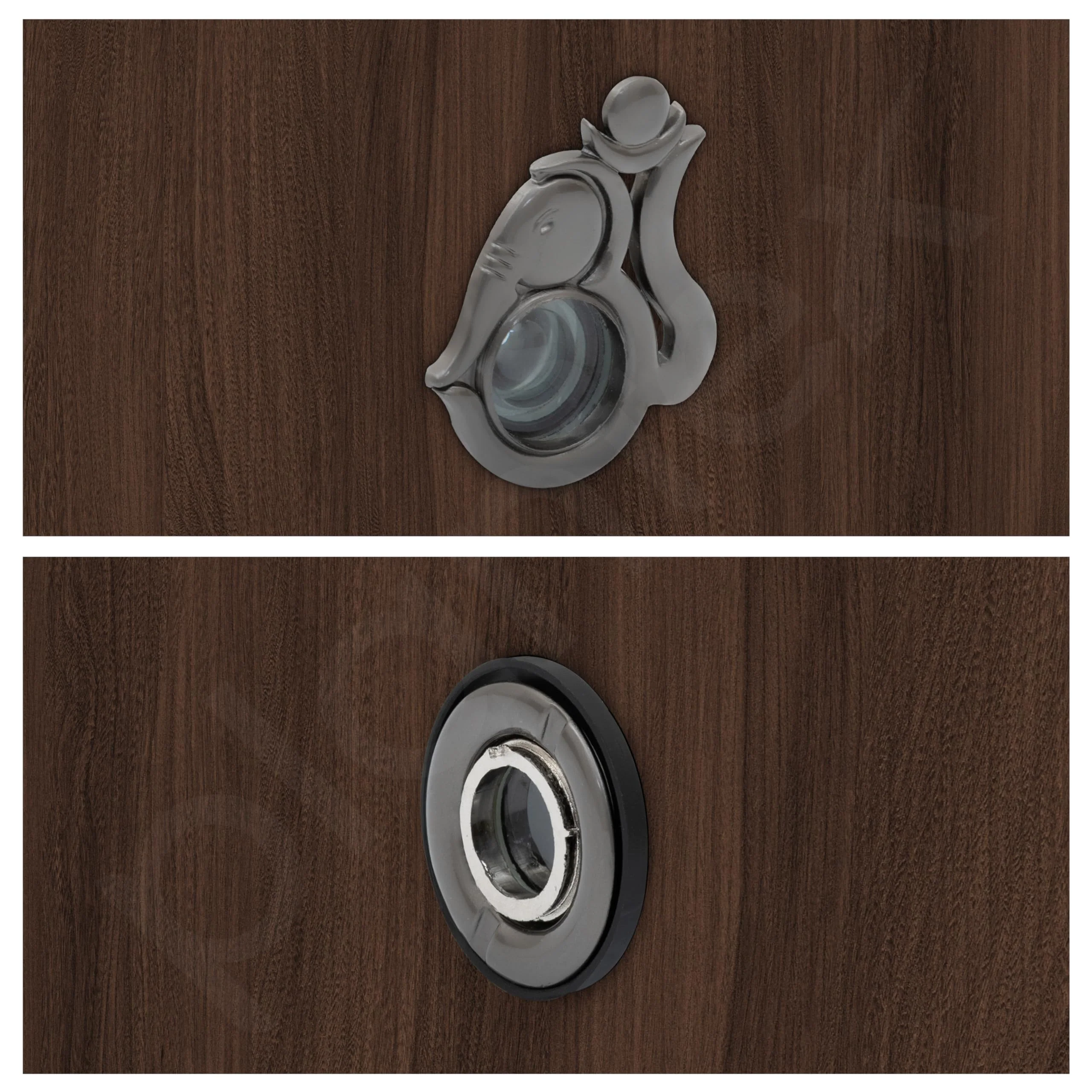 Plantex Door Eye Viewer/Solid Brass Door Eye Hole for Main Door/Eye Hole for Main Door/180 Degree Ultra Clear Door Viewer for Safe and Secure Home/Office/Hotel - Pack of 3 (Satin Black) - Image 3