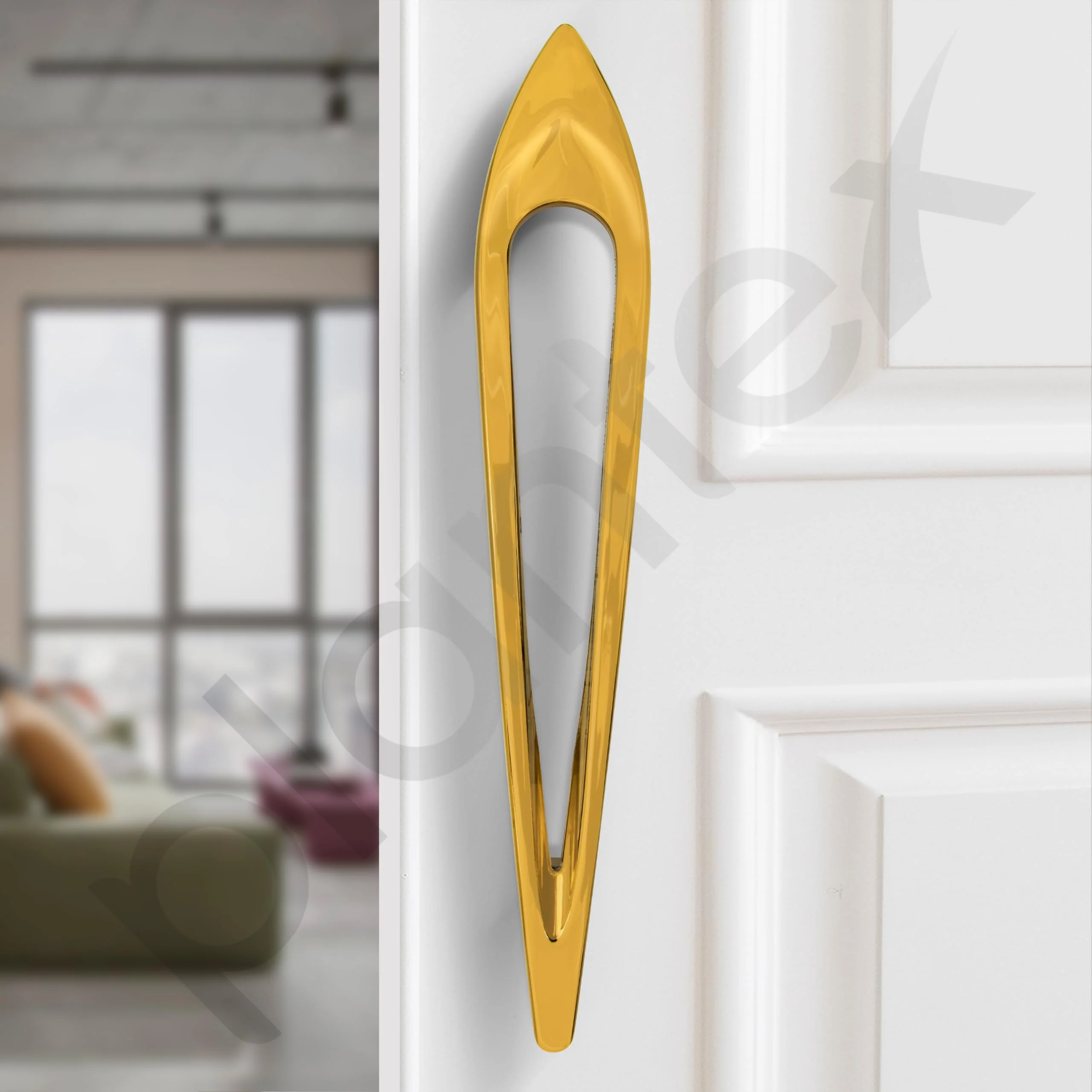 Plantex Door Handle/15 Inch Main Door Handle/Handle for Wooden Door/Pull-Push Door Handle/Door Accessories (Pack of 1, Gold), Pull Handle - Image 7