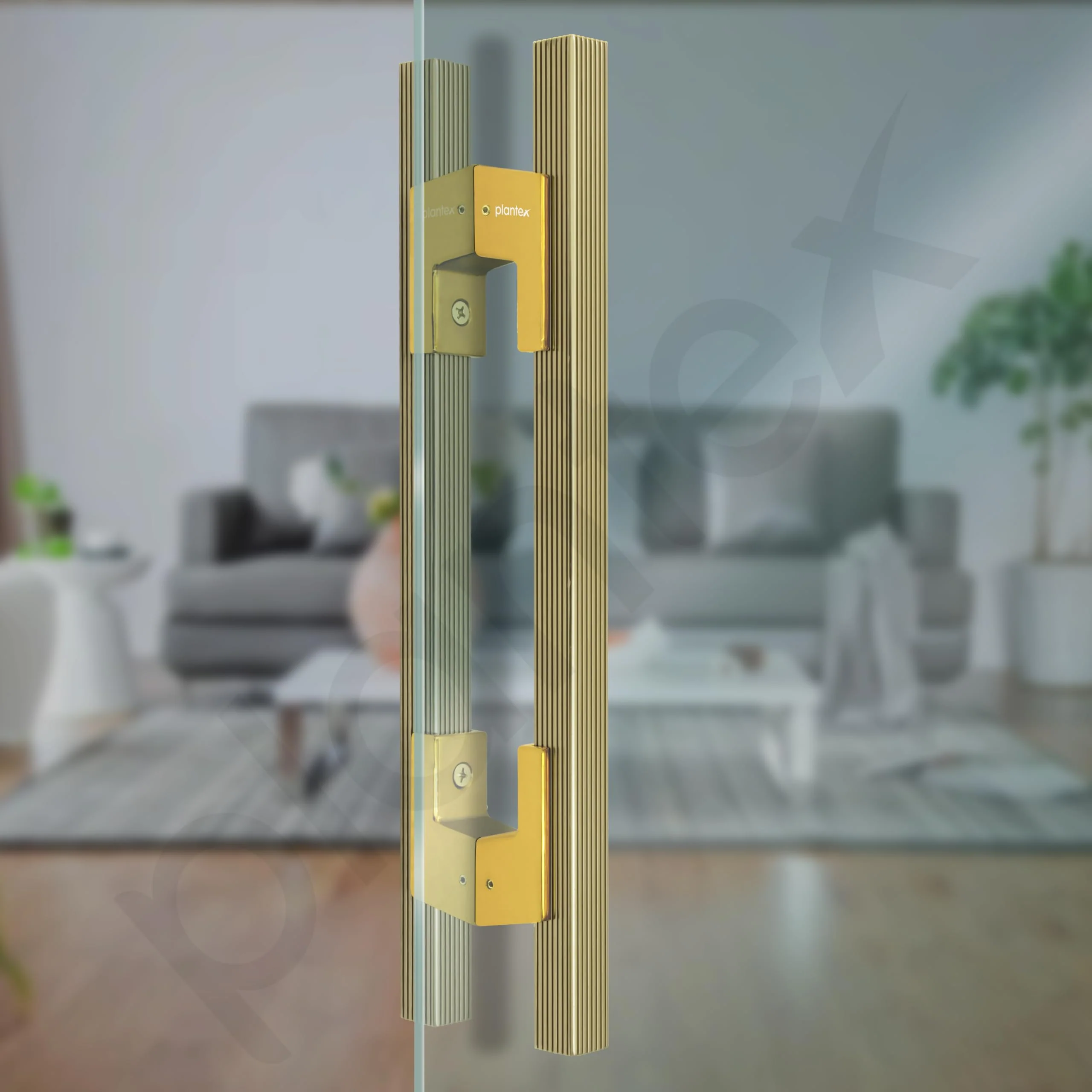 Plantex Door Handle/17 Inch Main Door Handle/Handle for Wooden Door/Pull-Push Door Handle/Door Accessories (Pack of 1, Brass Antique, Gold) - Image 6