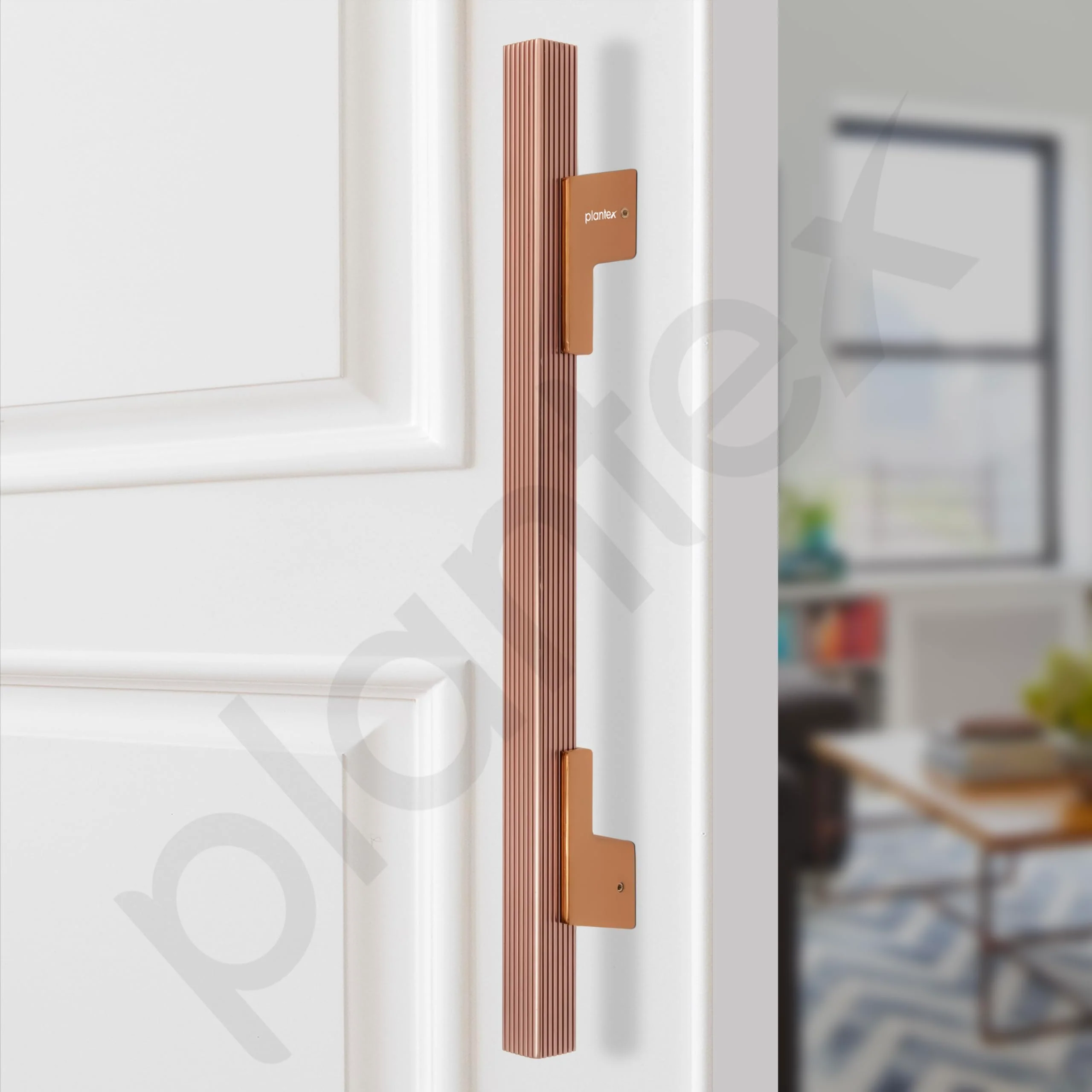 Plantex Door Handle/17 Inch Main Door Handle/Handle for Wooden Door/Pull-Push Door Handle/Door Accessories (Pack of 1, Rose Gold) - Image 5