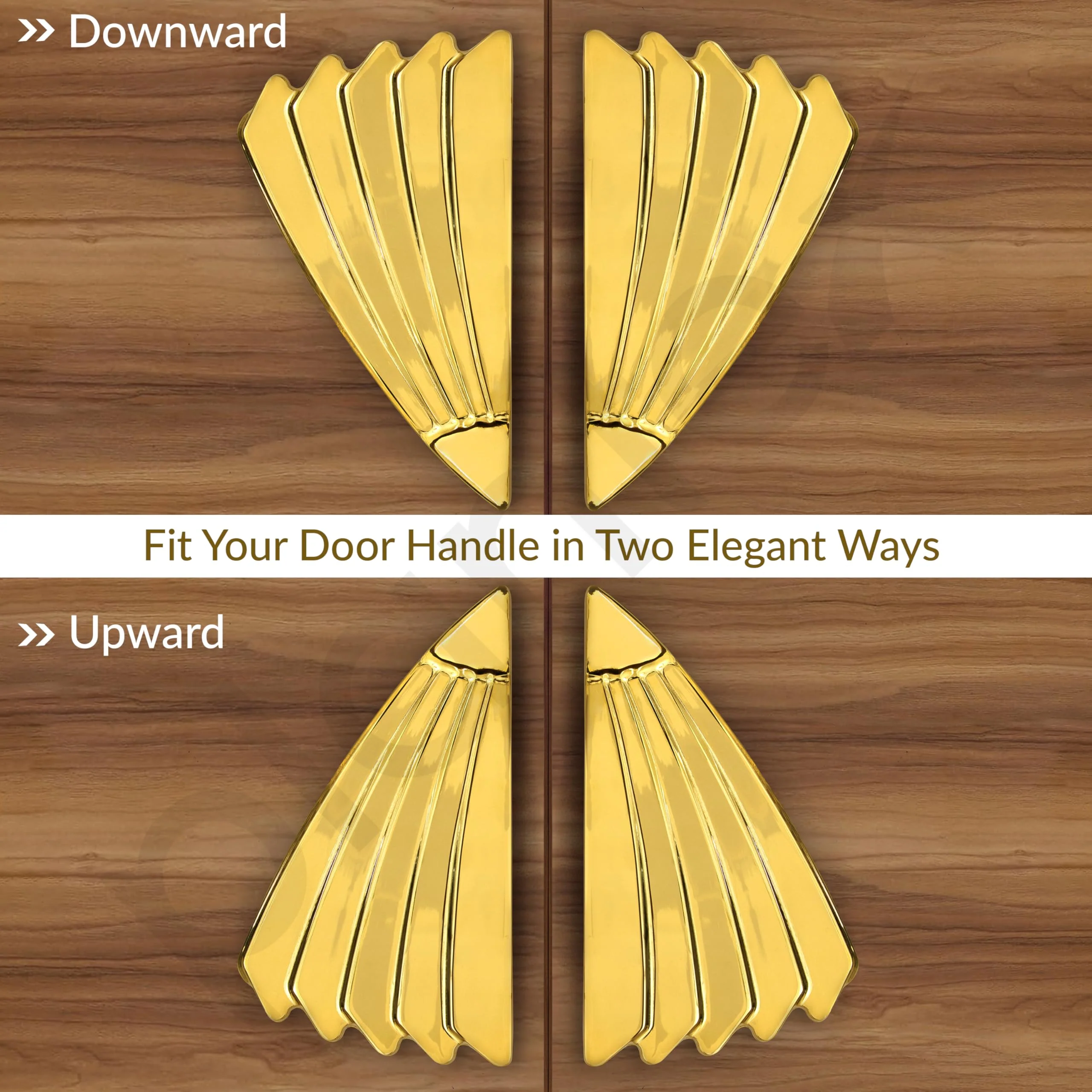 Plantex Door Handle/6 Inch Main Door Handle/Handle for Wooden Door/Pull-Push Door Handle/Door Accessories (Pack of 1, Gold) - Image 4