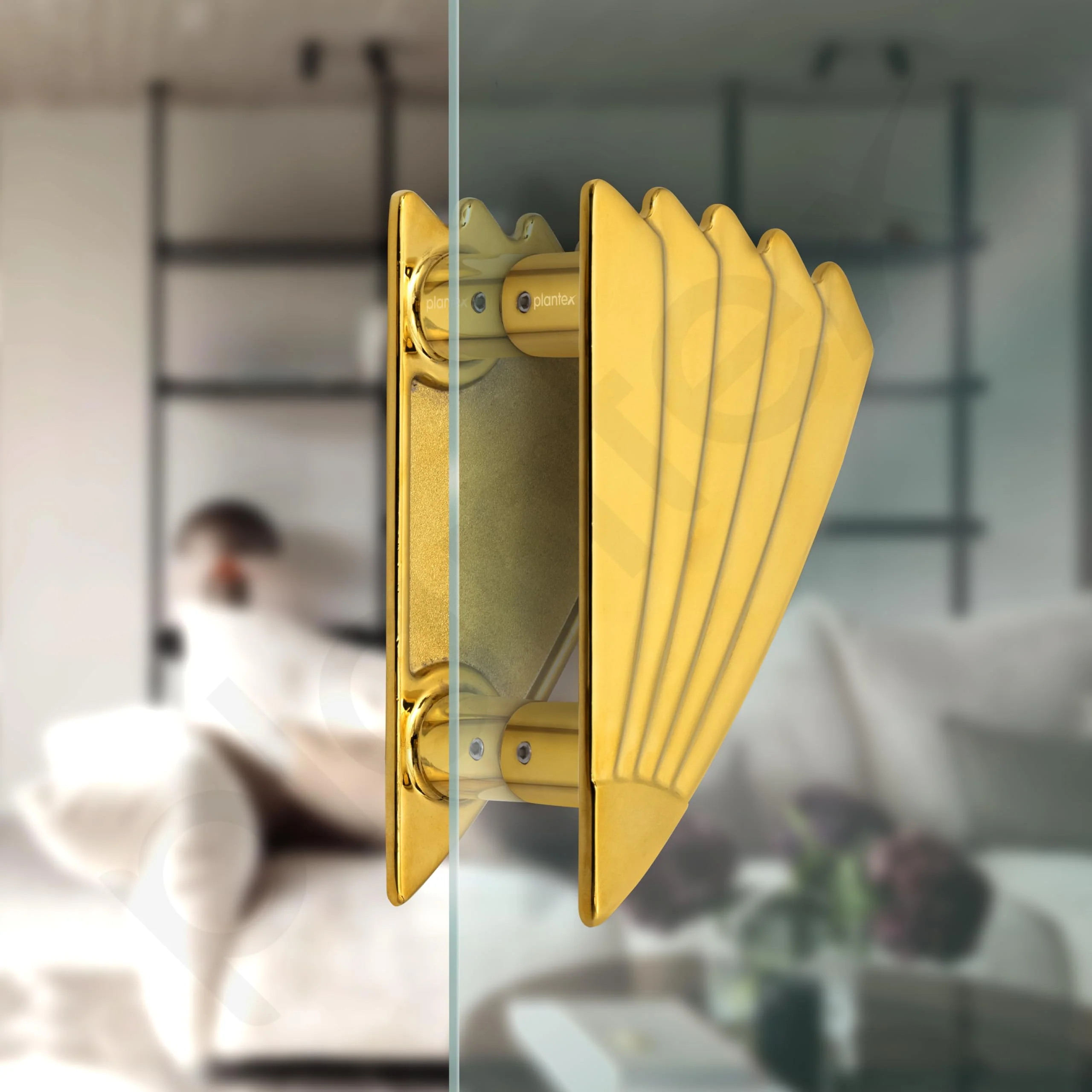 Plantex Door Handle/6 Inch Main Door Handle/Handle for Wooden Door/Pull-Push Door Handle/Door Accessories (Pack of 1, Gold) - Image 7