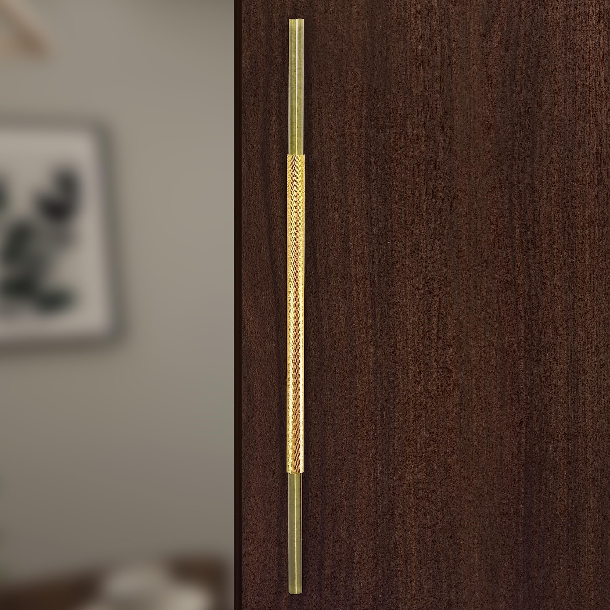 Plantex Door Handle/Heavy Duty 1200 mm Main Door Handle/Door & Home Decor/Pull-Push Handle - Pack of 1 (Brass Antique & Gold) - 3 Years Warranty - Image 5