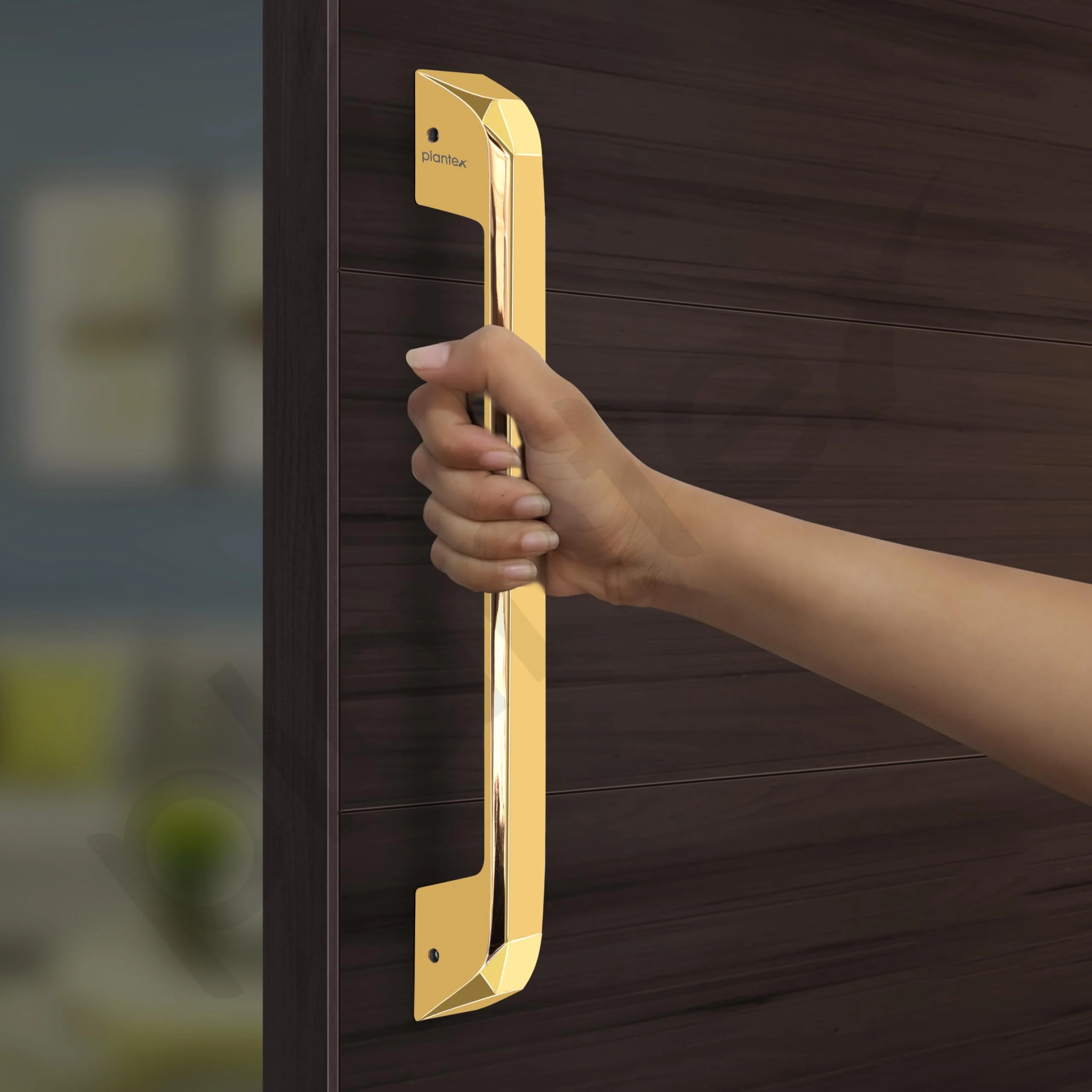 Plantex Door Handle/Main Door Handle/14 Inch Pull-Push Handle for Home/Office/Hotel - Pack of 1 (SH-351, Gold) - Image 7