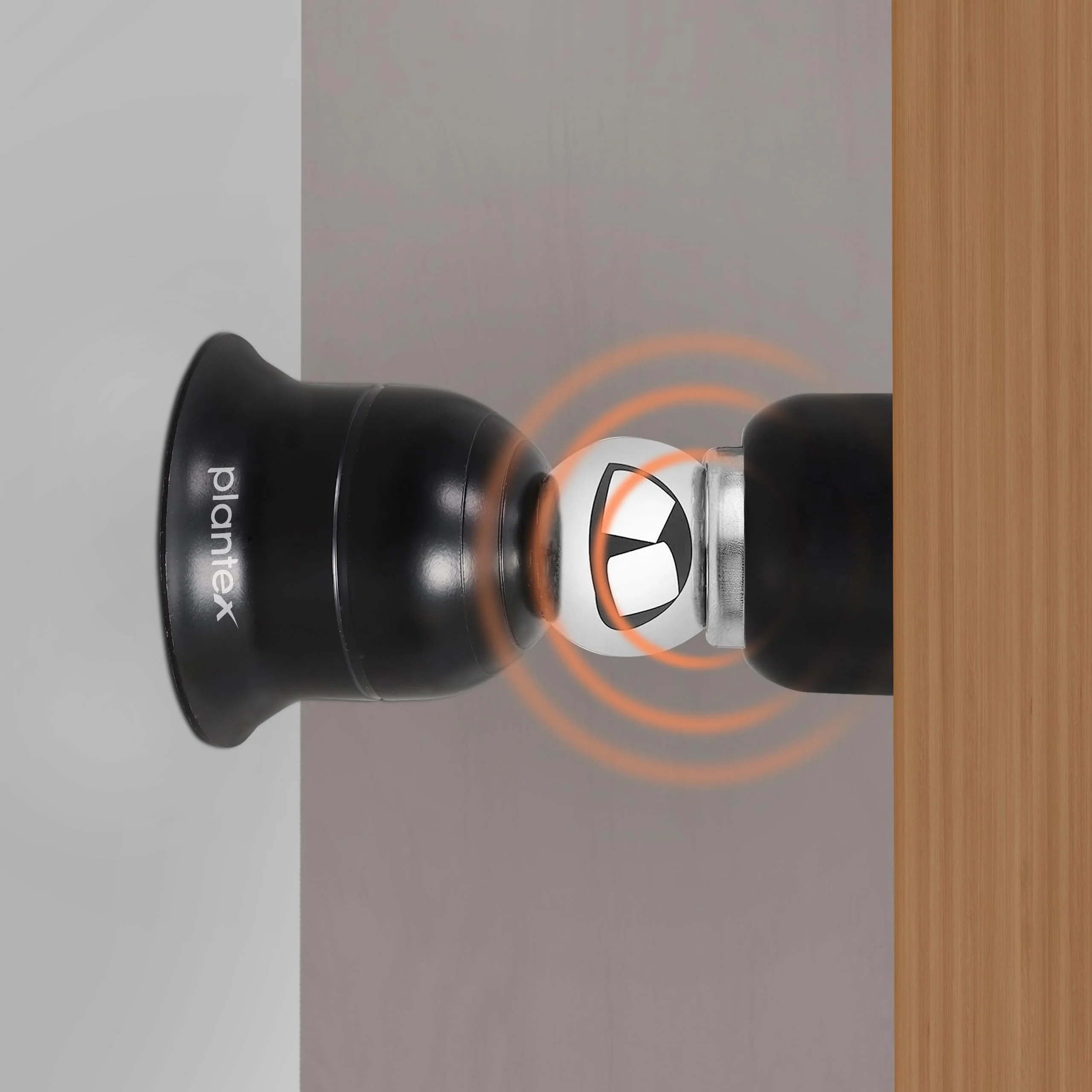Plantex Door Magnet Stopper for Home/Gate Stopper for Main Door/Door Stopper Magnet/Magnetic Door Stopper - 3Inch (Black Finish) - Image 4