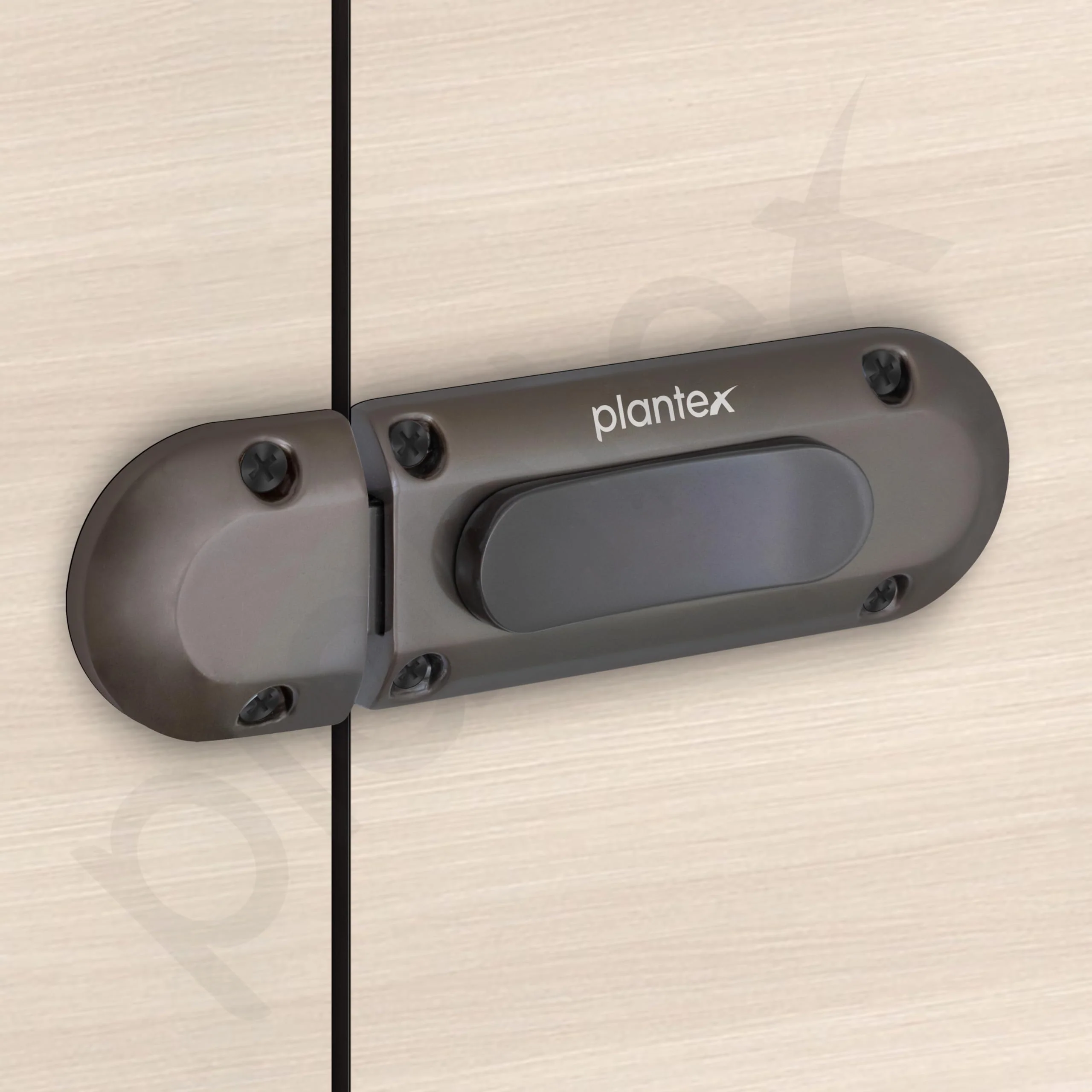 Plantex Door Stopper/Door Latch for Main Door/Baby Latch for Bathroom/Door Lock for Home and Office Doors - Pack of 2 (Satin Black) - Image 5