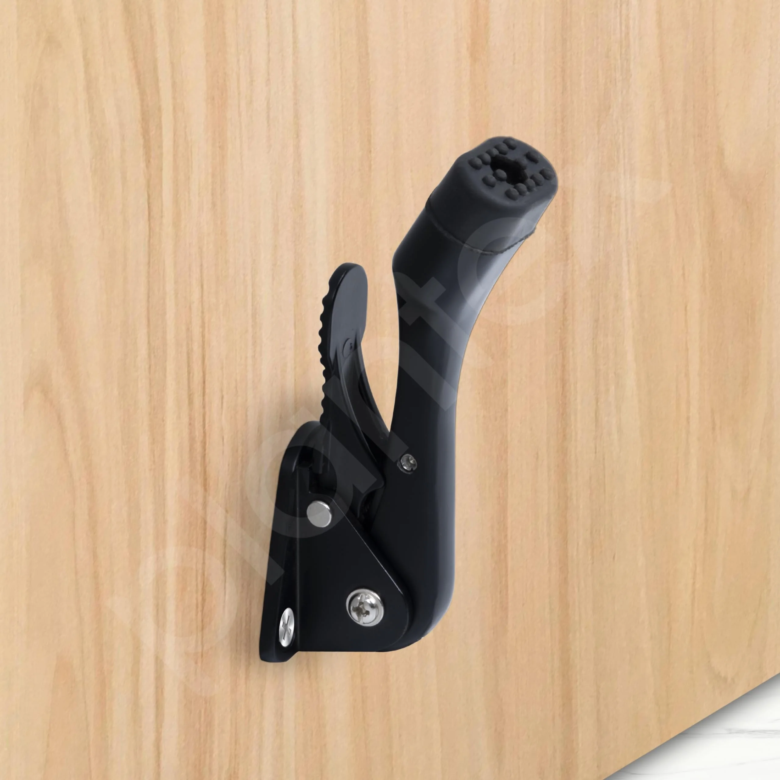 Plantex Door Stopper for Home Hydraulic/Premium 5 Inch Door Stopper, Kickdown Stop with One Touch Adjustable Height & Rubber Grip, Door Stops - (186 - Black) - Image 7