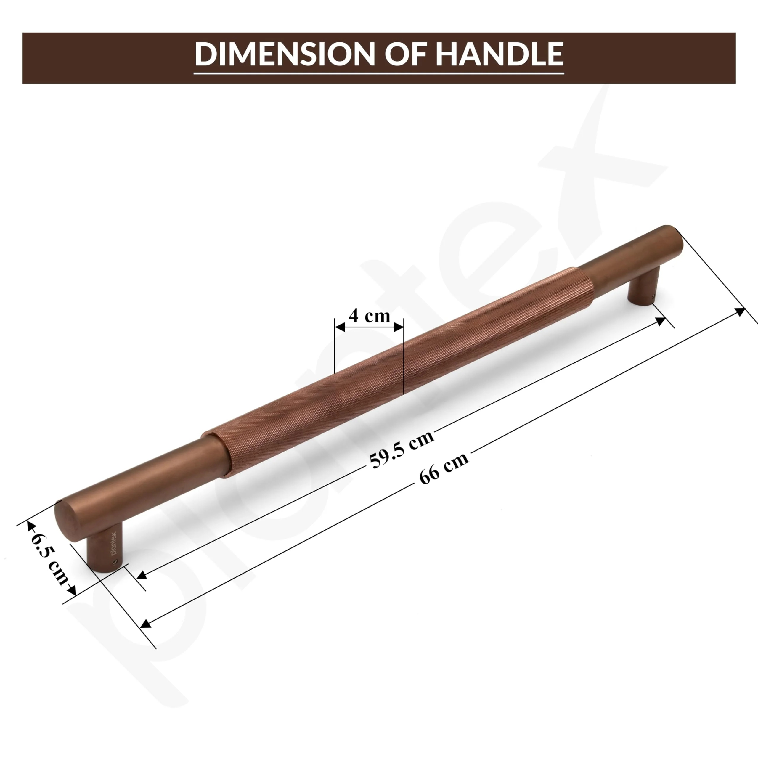 Plantex Heavy Duty Door Handle/Door & Home Decor/24 inch Main Door Handle/Door Pull-Push Handle - Pack of 1 - Image 2