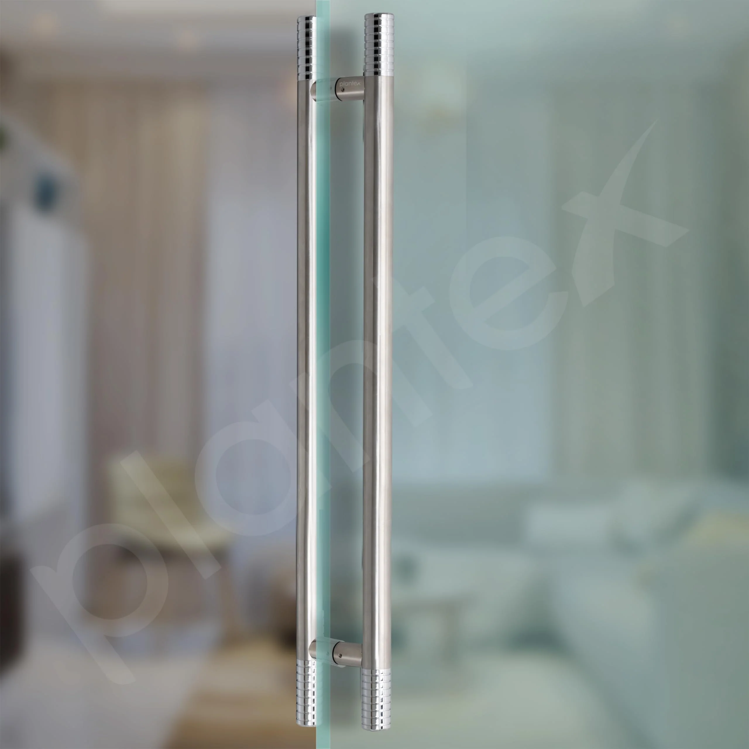 Plantex Heavy Duty Door Handle/Door & Home Decor/30 Inch Main Door Handle/Door Pull-Push Handle - Pack Of 1 (Satin) - 3 Years Warranty ,Silver - Image 5