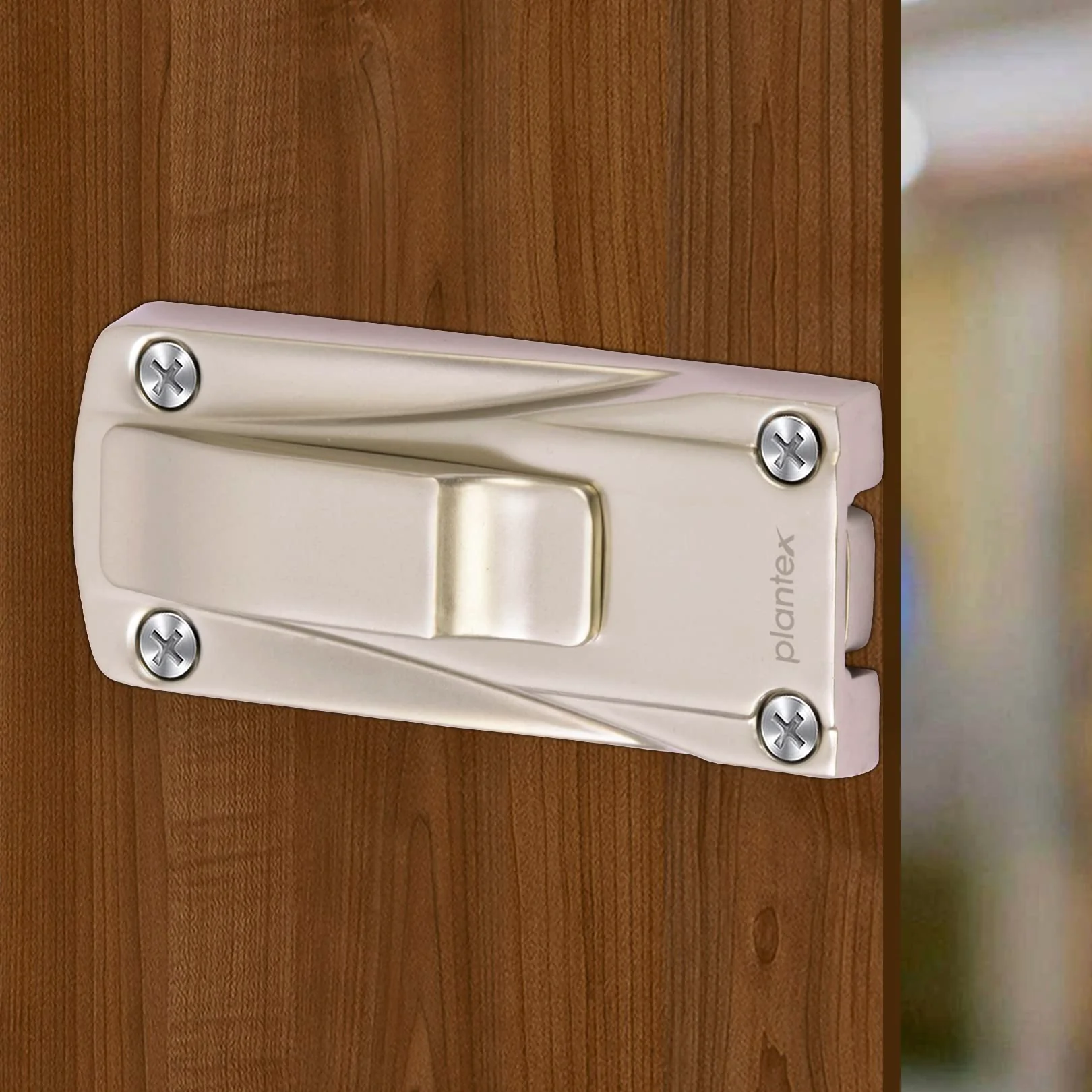 Plantex Heavy Duty Door Stopper/Door Latch for Main Door/Door Lock for Home and Office Doors - Pack of 1 (205 - Satin) - Image 4
