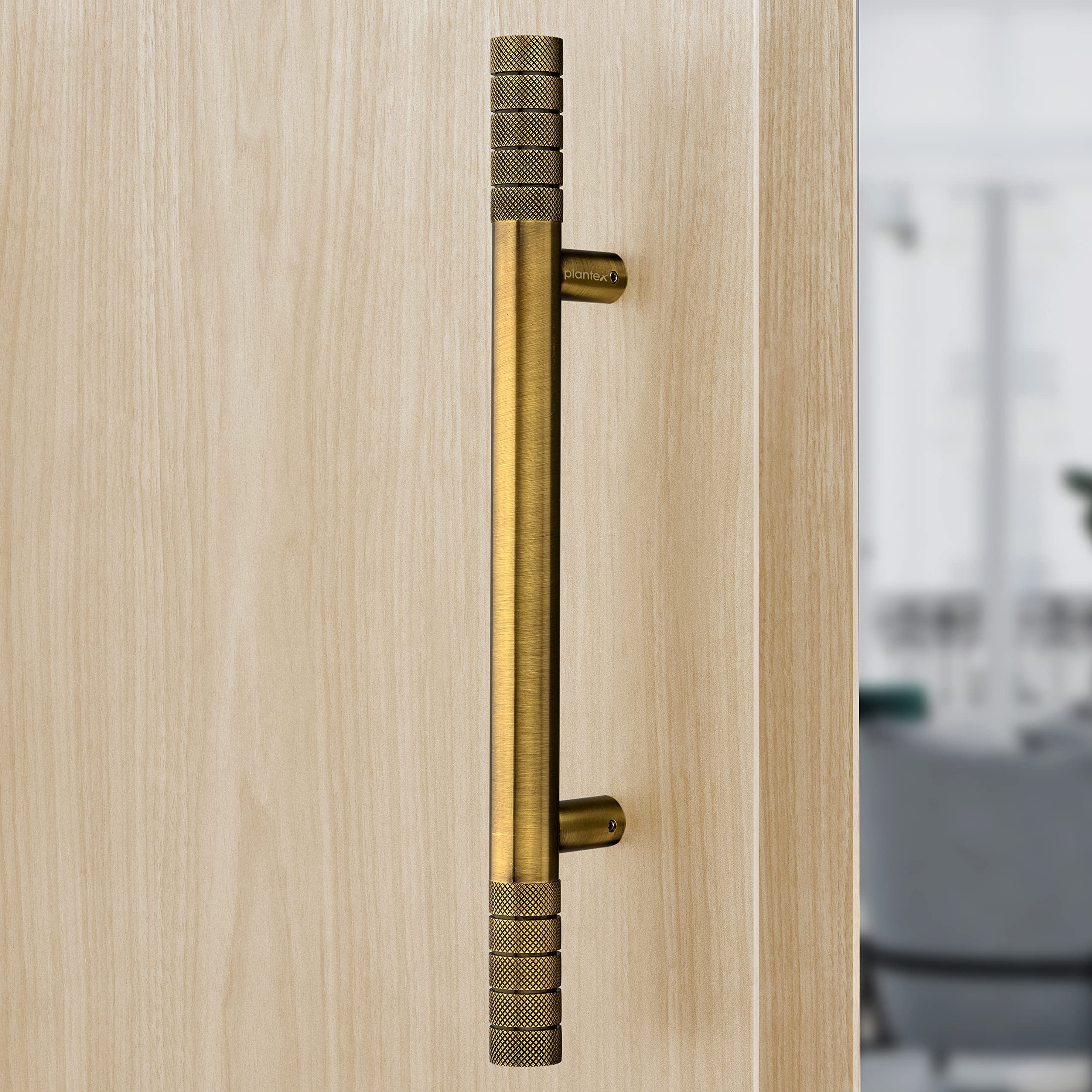 Plantex Heavy Duty Main Door Handle/Door & Home Decore/14 Inch Main Door Handle/Pull-Push Handle - Pack of 1 (Brass Antique) - 3 Years Warranty - Image 7