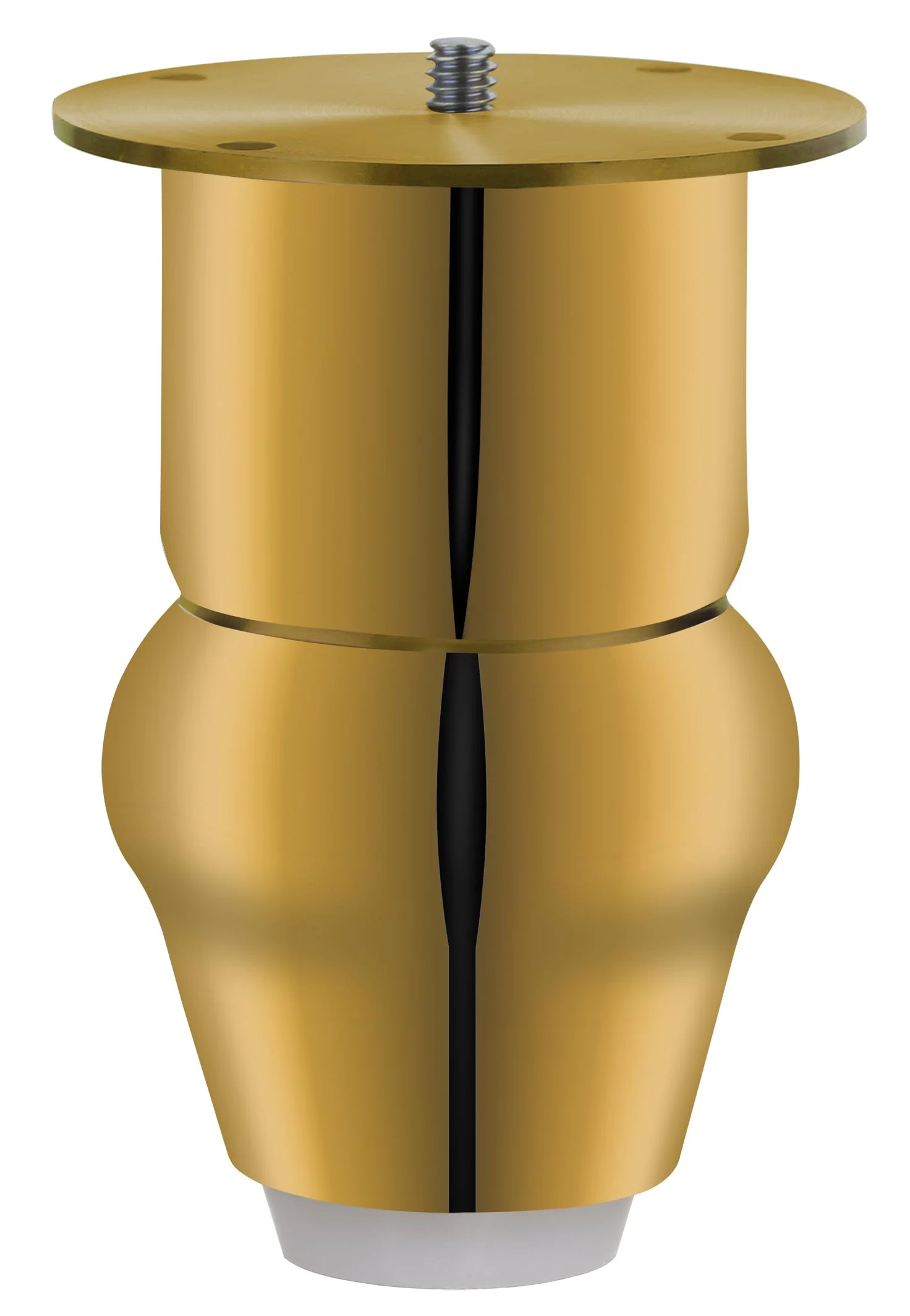 Plantex Heavy Duty Round 4 inch Spare Sofa Legs for Bed Furniture/Sofa Legs for Furniture Fitting/Table Legs/Sofa Leg Set of 2 pcs (Gold) - Image 7