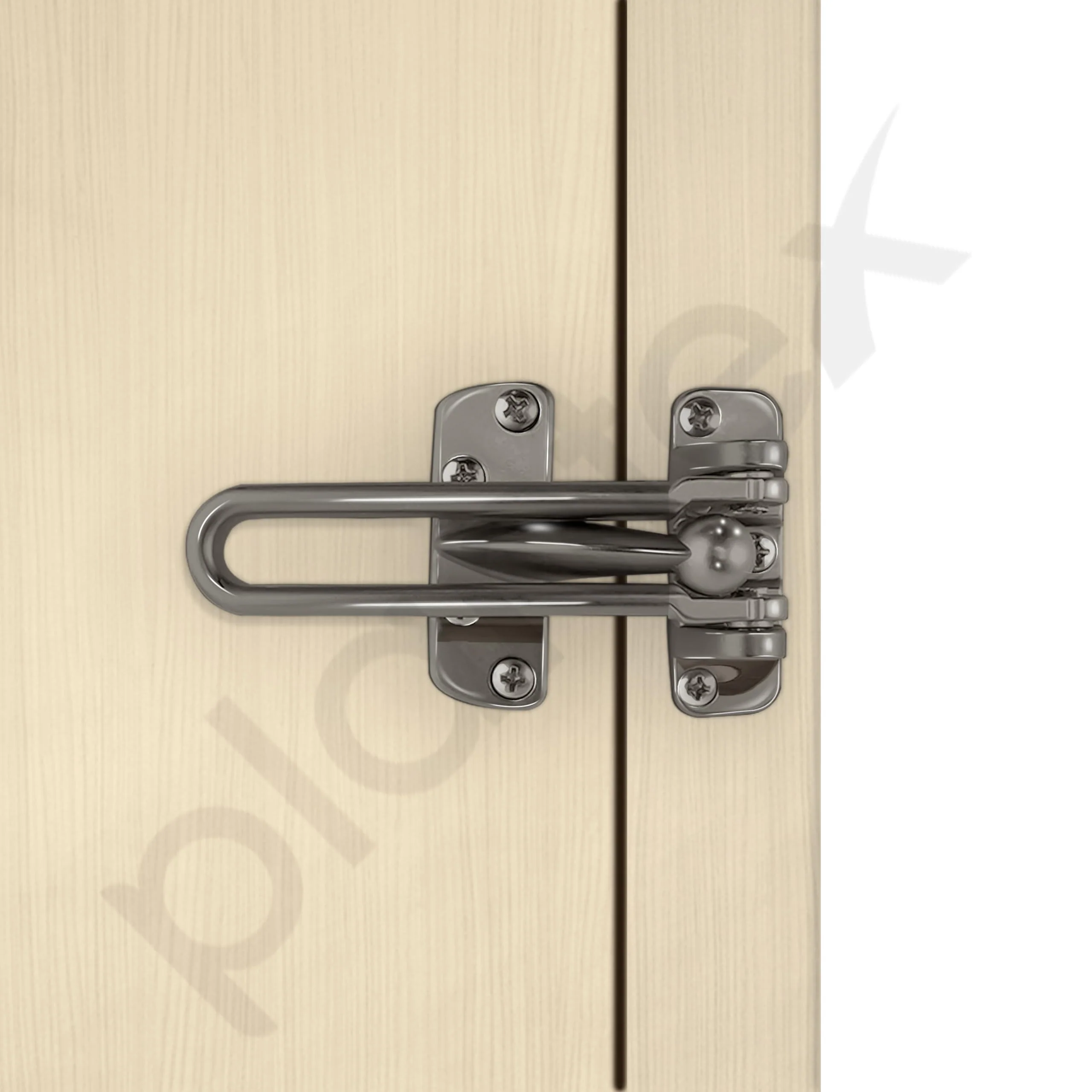 Plantex Heavy Duty Swing Bar Lock/Door Safety Guard with High Security Auxiliary Lock for Home/Office/Hotel - Pack of 1 (SH-42, Satin-Black Finish) - Image 7
