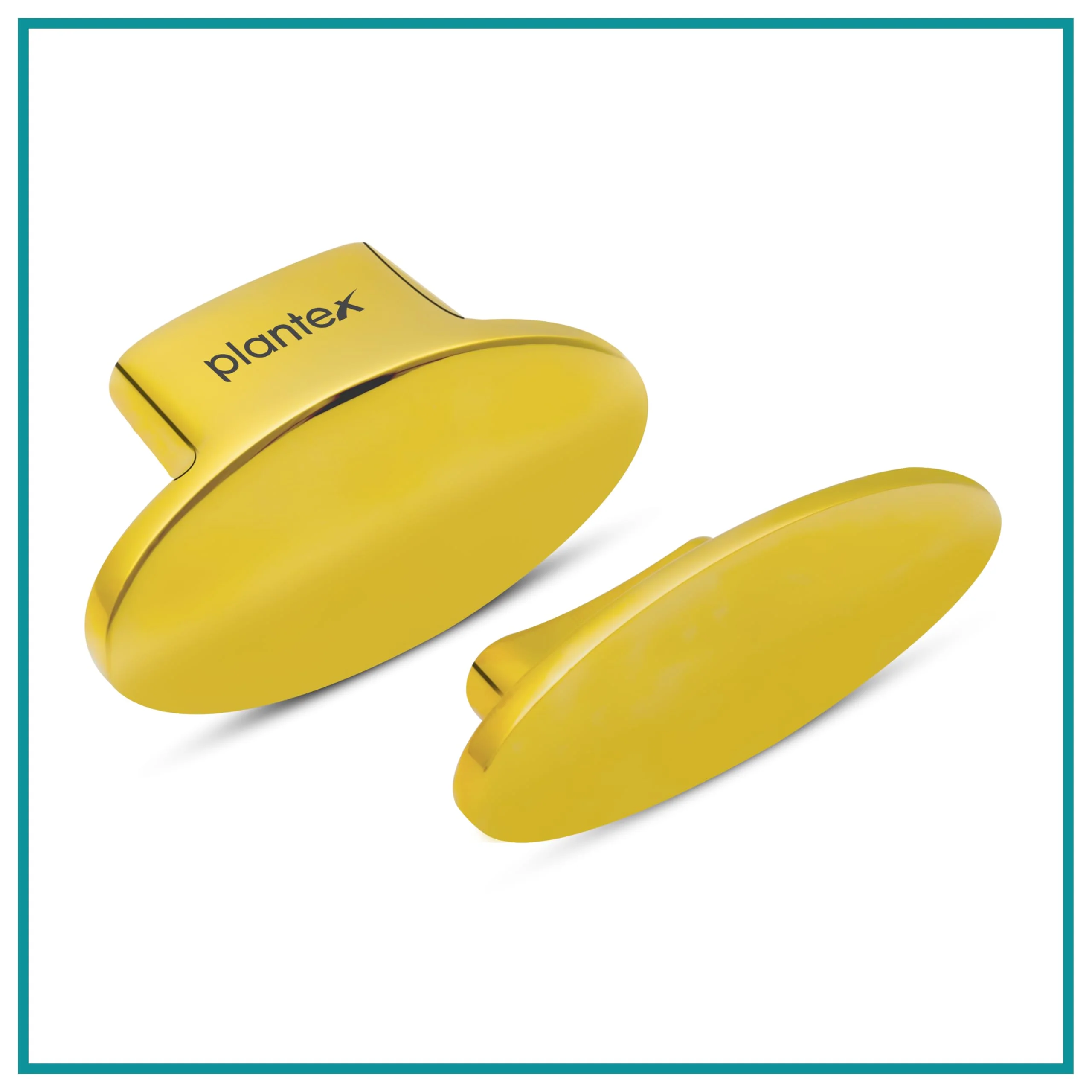 Plantex Knobs for Drawer/Small Drawer Knobs/Knobs for Cabinets/Pull-Push Knobs for Kitchen/Bedroom Drawer - Pack of 1 (Oval, Gold) - Image 7