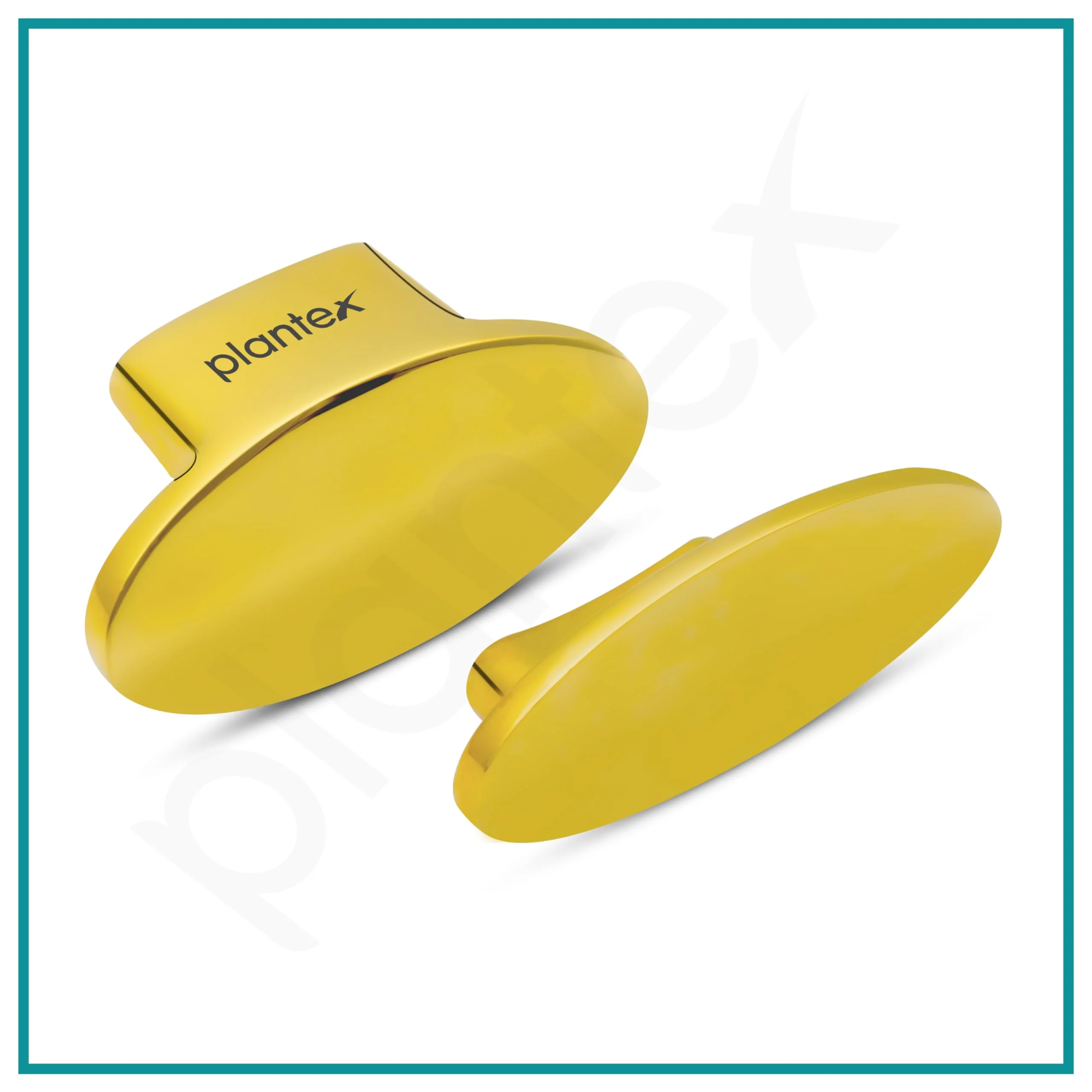 Plantex Knobs for Drawer/Small Drawer Knobs/Knobs for Cabinets/Pull-Push Knobs for Kitchen/Bedroom Drawer - Pack of 10 (Oval, Gold) - Image 7