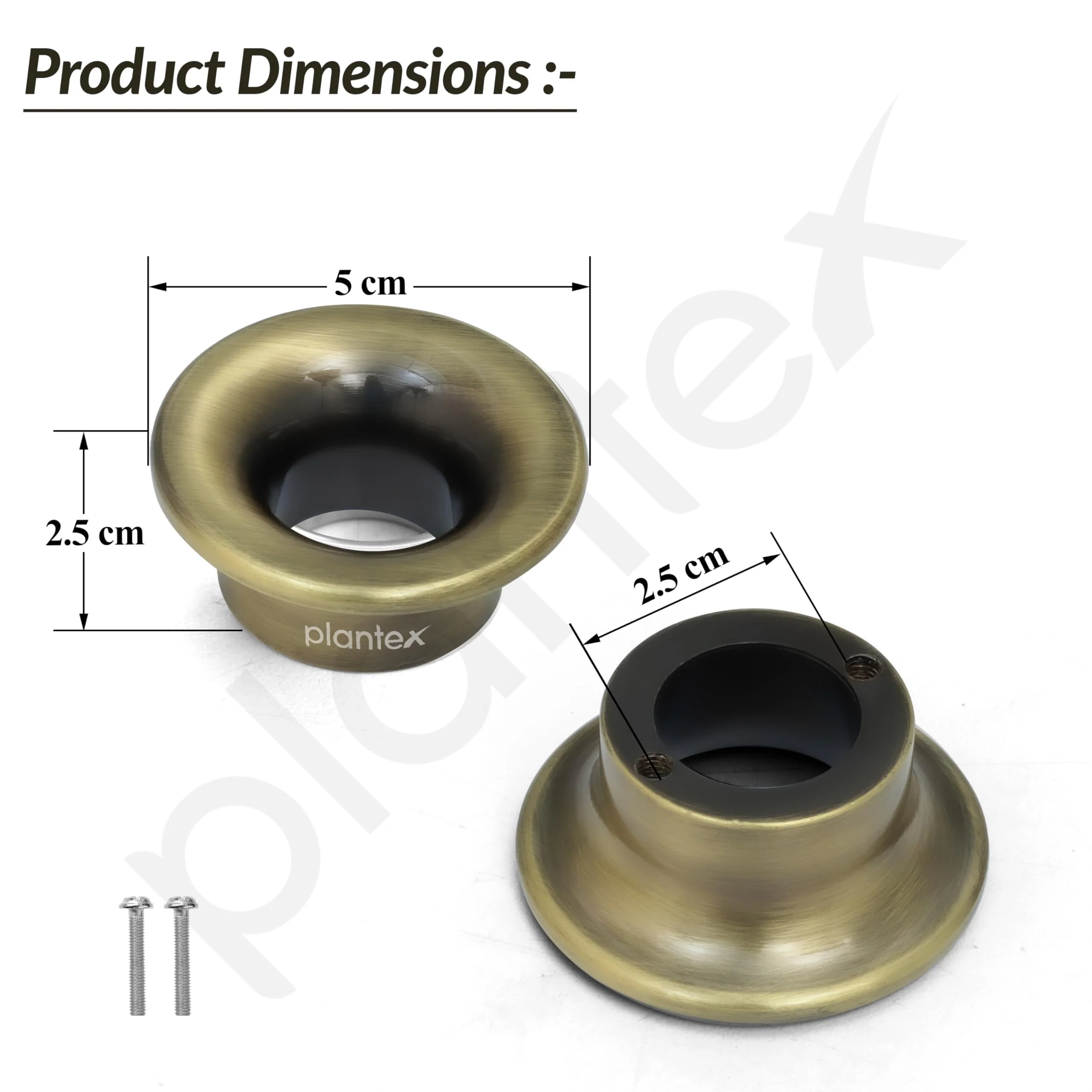 Plantex Knobs for Drawers/Drawer Knobs/Round Knob for Cabinets/Pull-Push Knob for Kitchen/Bedroom Drawer - Pack of 1 (Brass Antique) - Image 6
